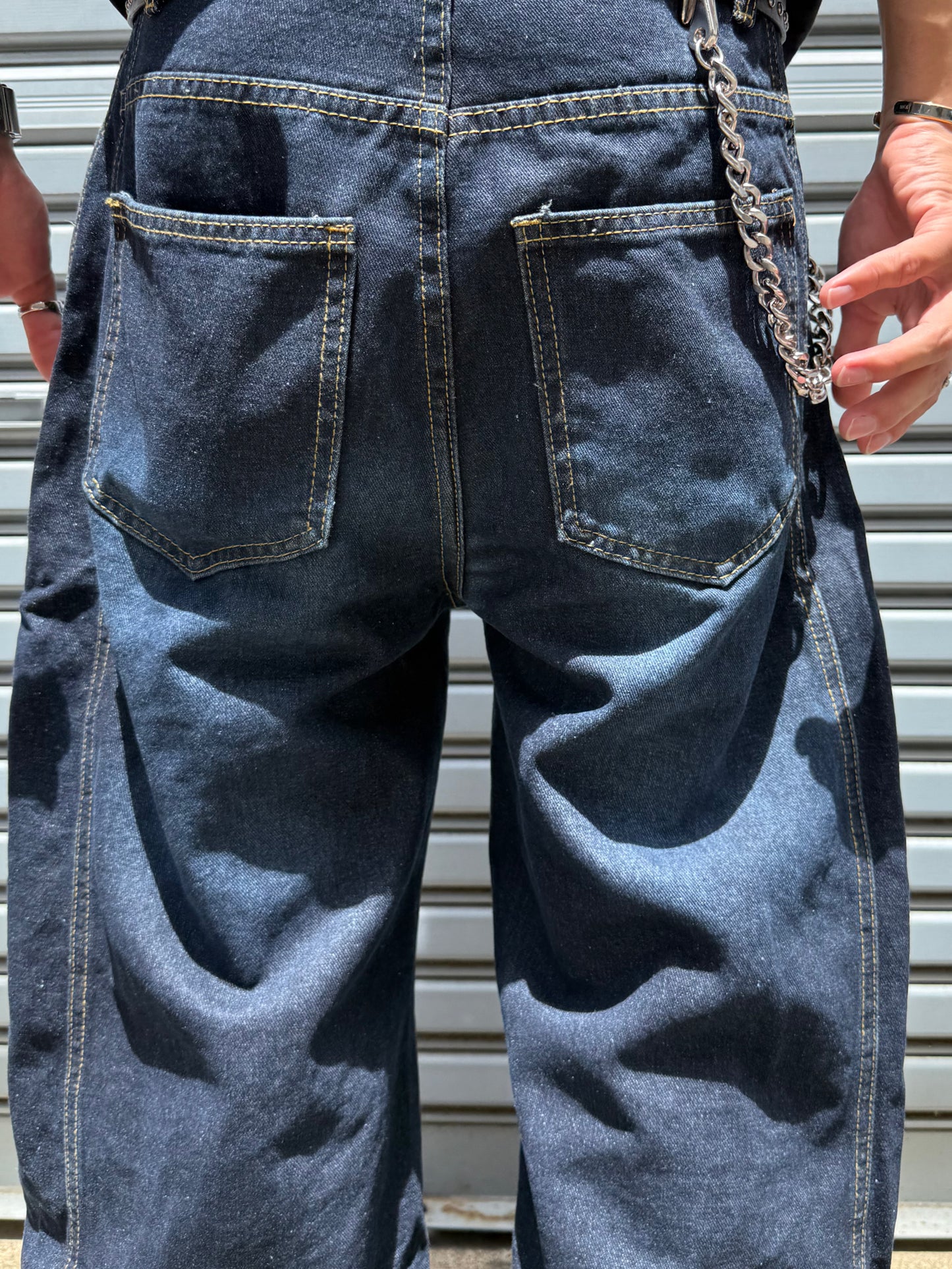 カーブラインワイドデニムパンツ DPB90008