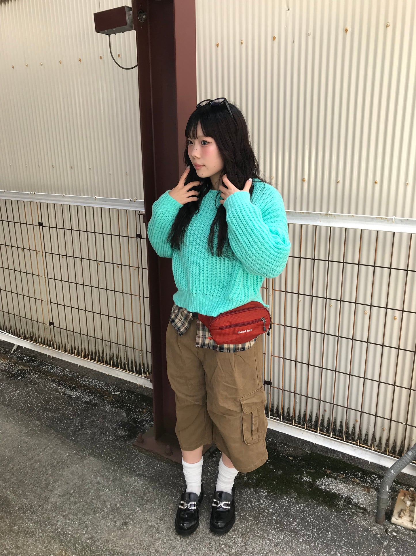 ワイドネックニットトップス DPB89216