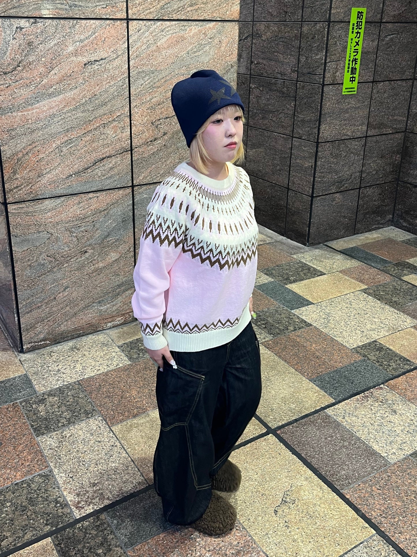 ノルディックカラーニット DPB97033