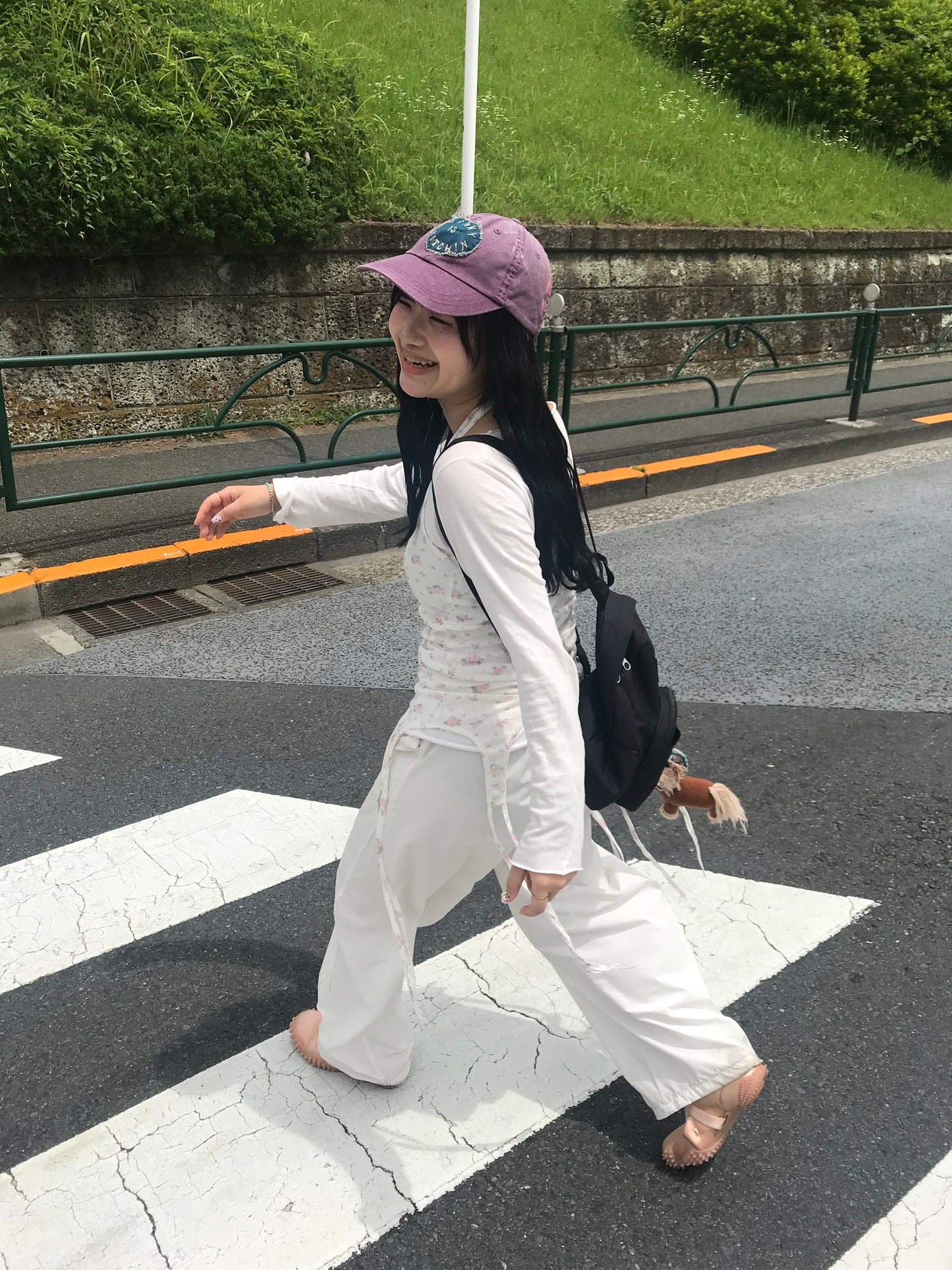 カーブバルーンホワイトパンツ DPC04092
