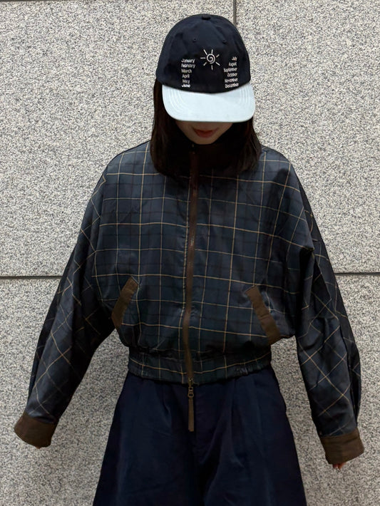 リバーシブルチェックアウター DPB99058