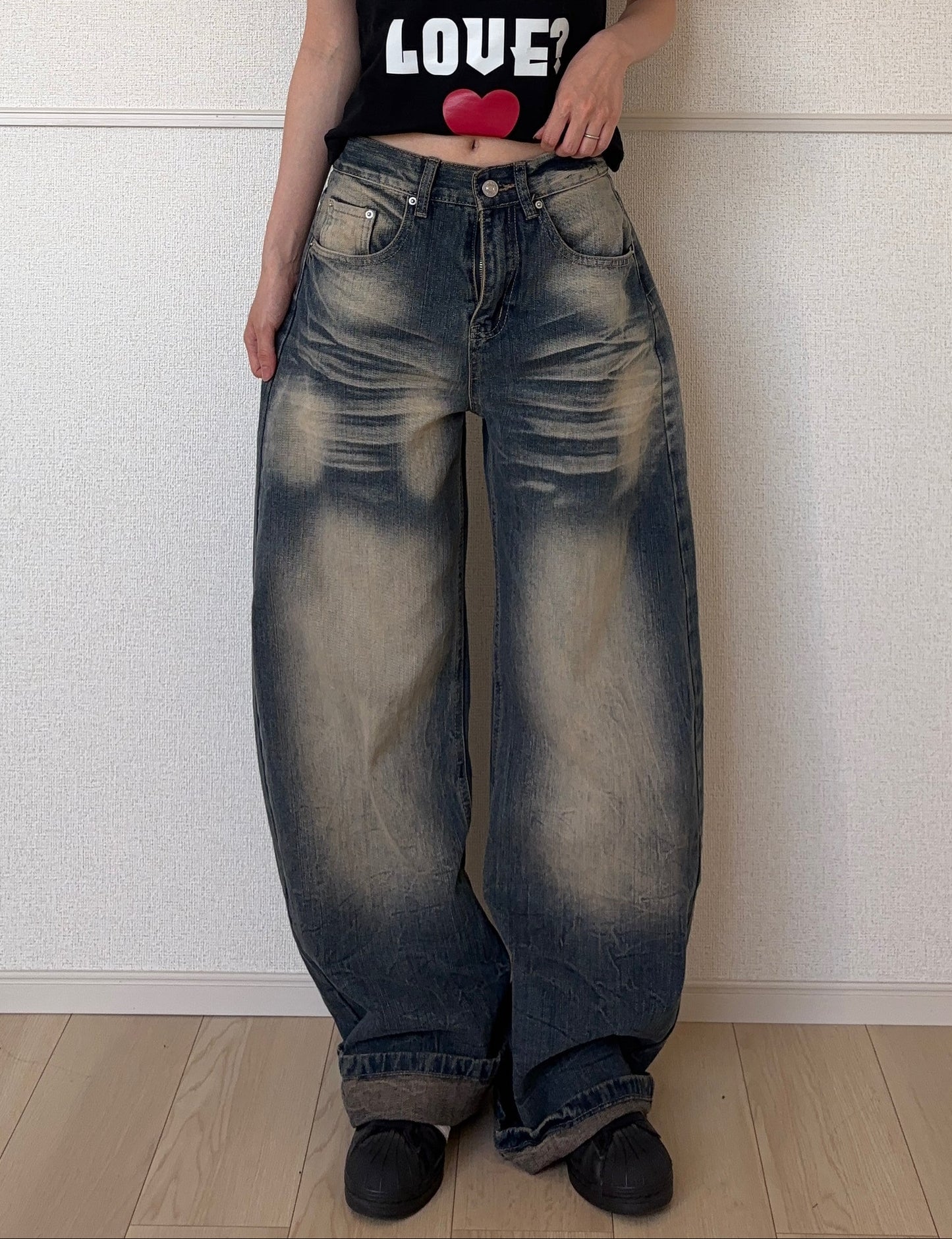 ダメージウォッシュデニムパンツ DPB88269