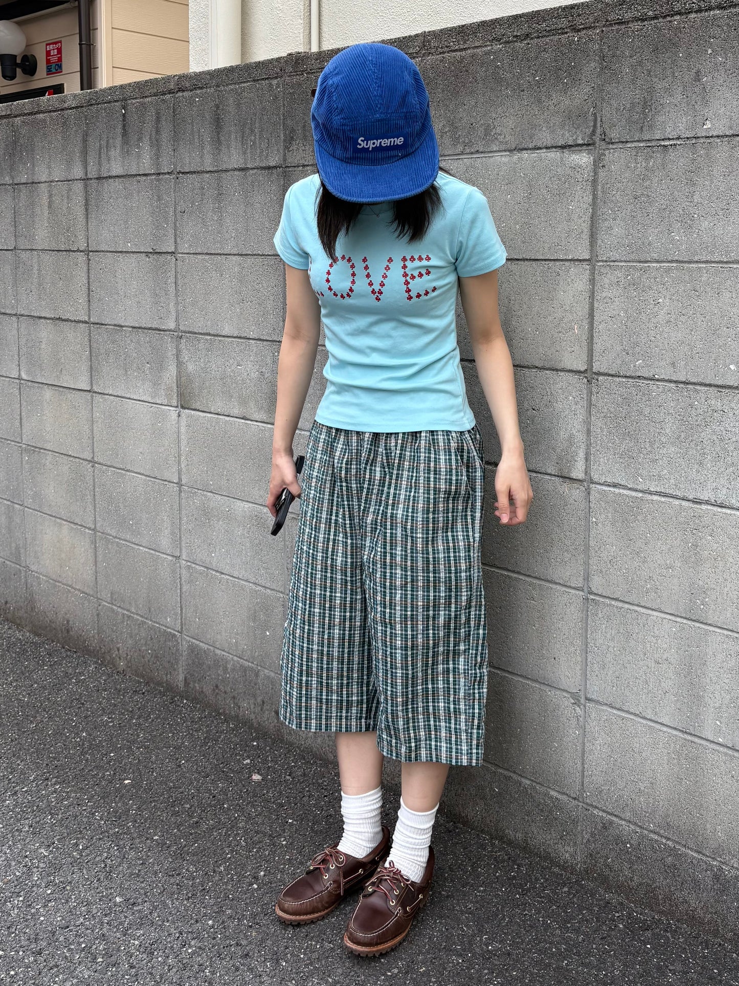 チェックハーフパンツ DPB99088