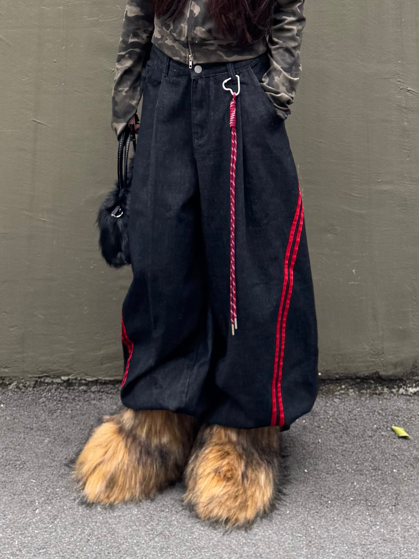 サイドラインスカートパンツ DPB86158