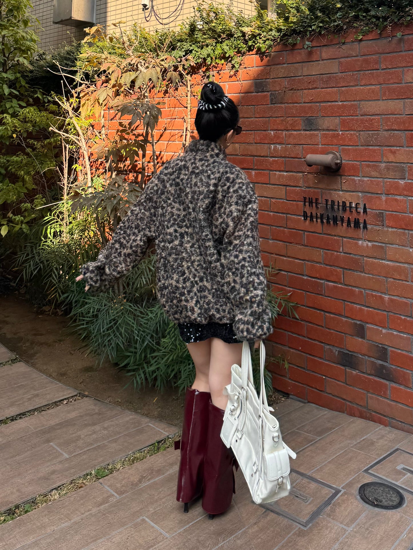 ボルドーバックルブーツ DPB86165