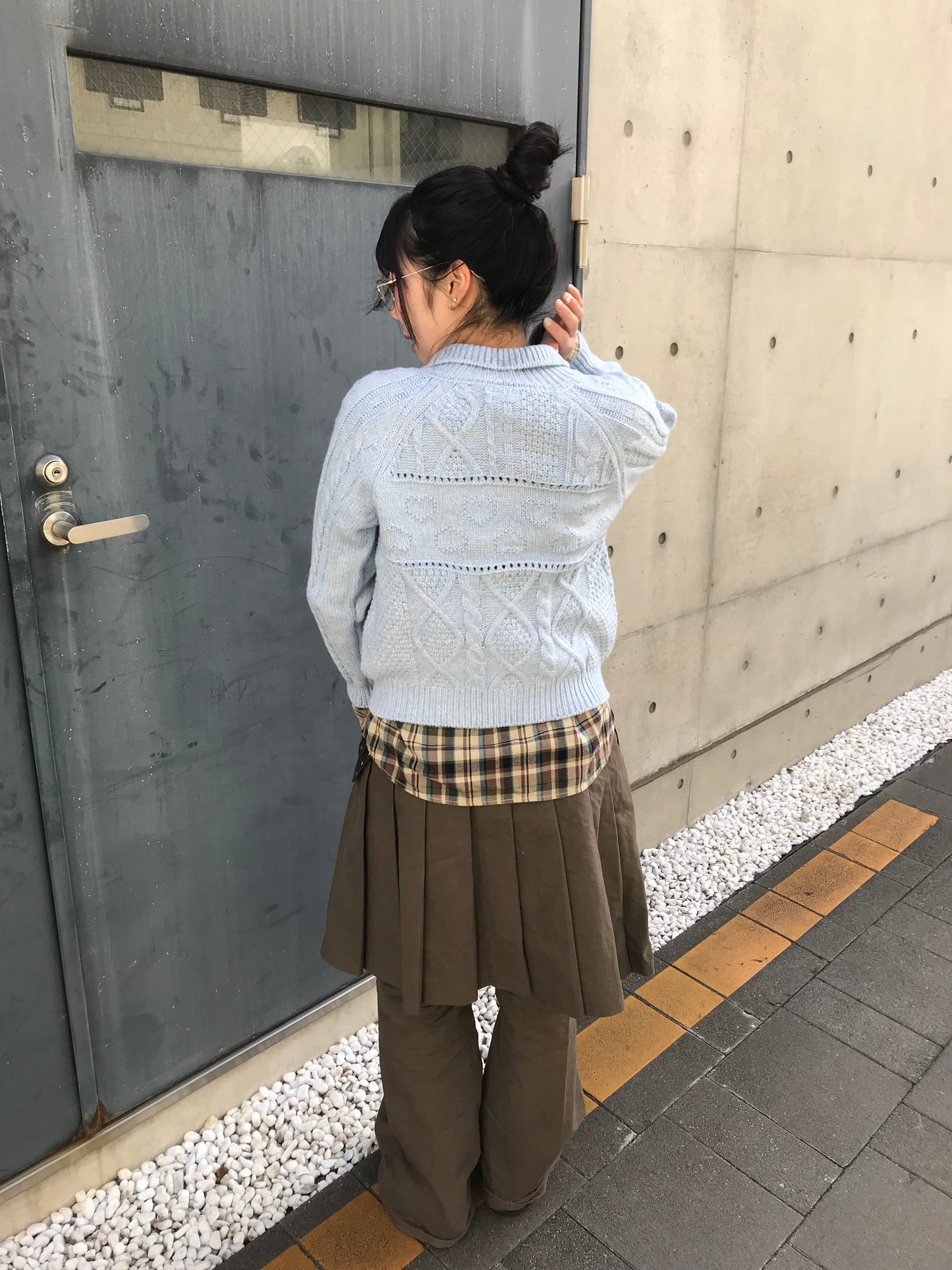 ニットカラーカーディガン DPB89218