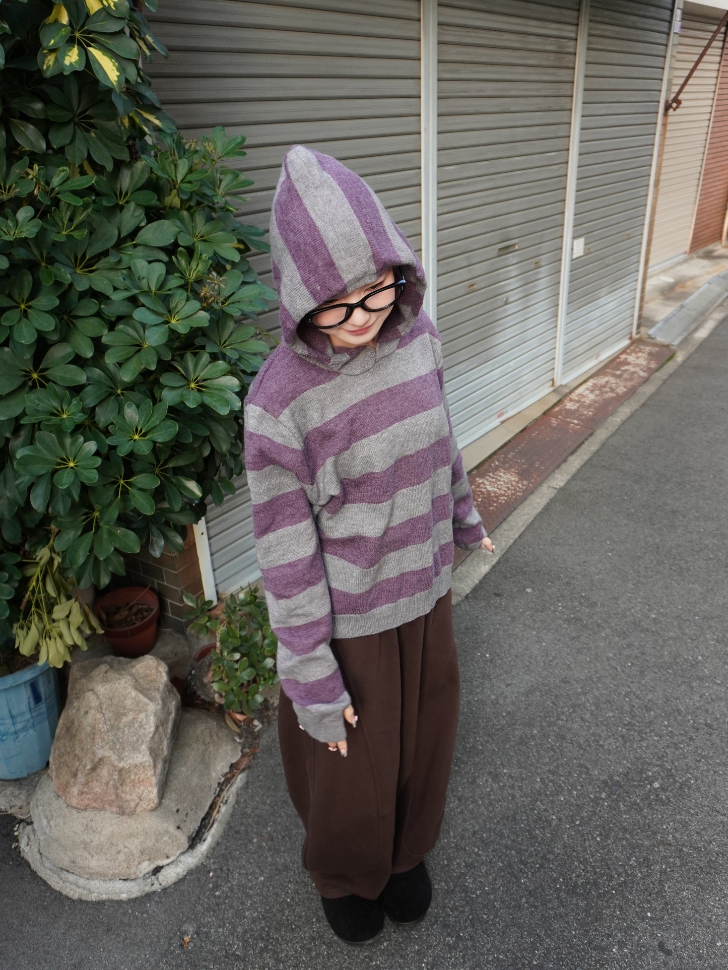 ニットベルトバルーンスウェットパンツ DPB85360