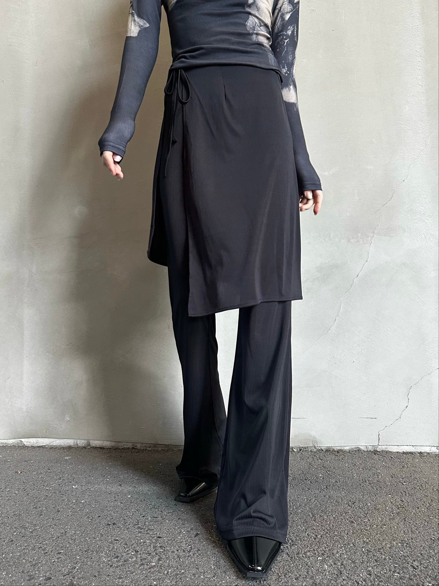 ブーツカットスカートパンツ DPB26660