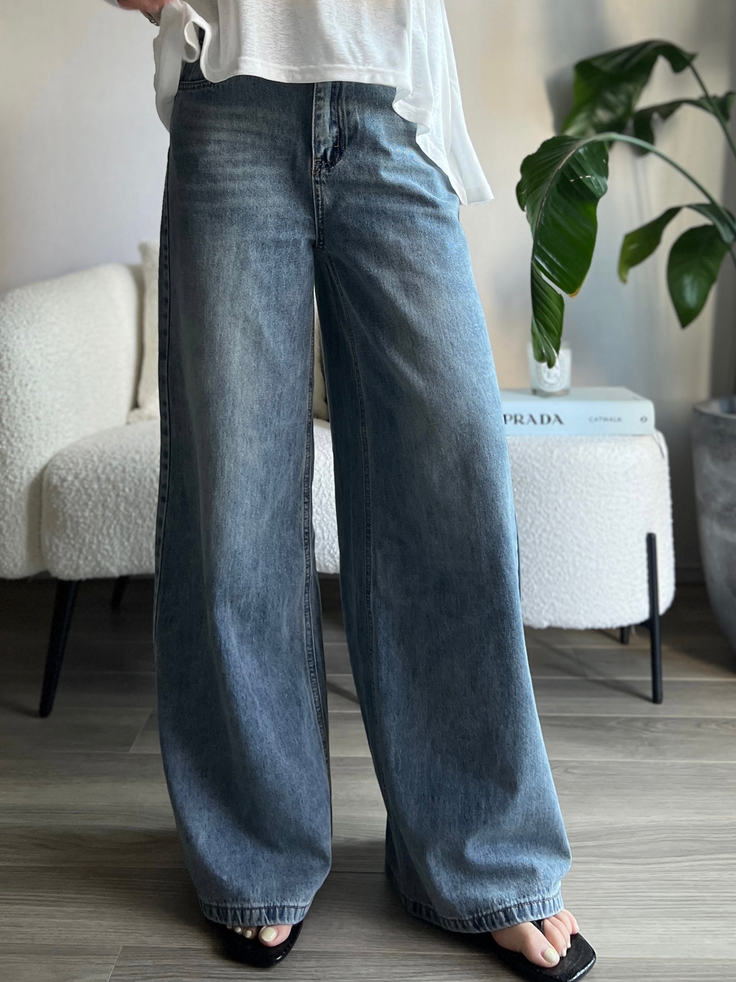 ワイドデニムパンツ DPB56282