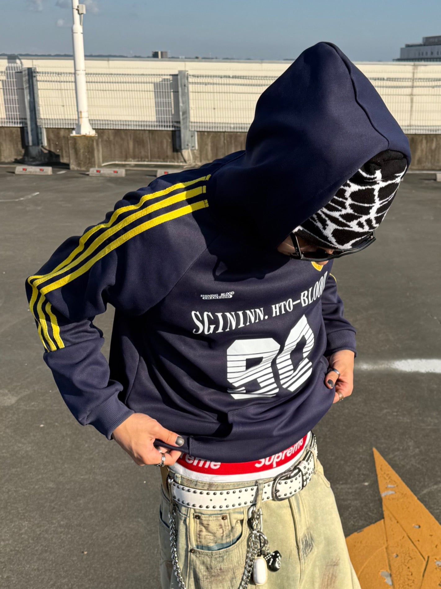 ラインロゴパーカー DPB90090