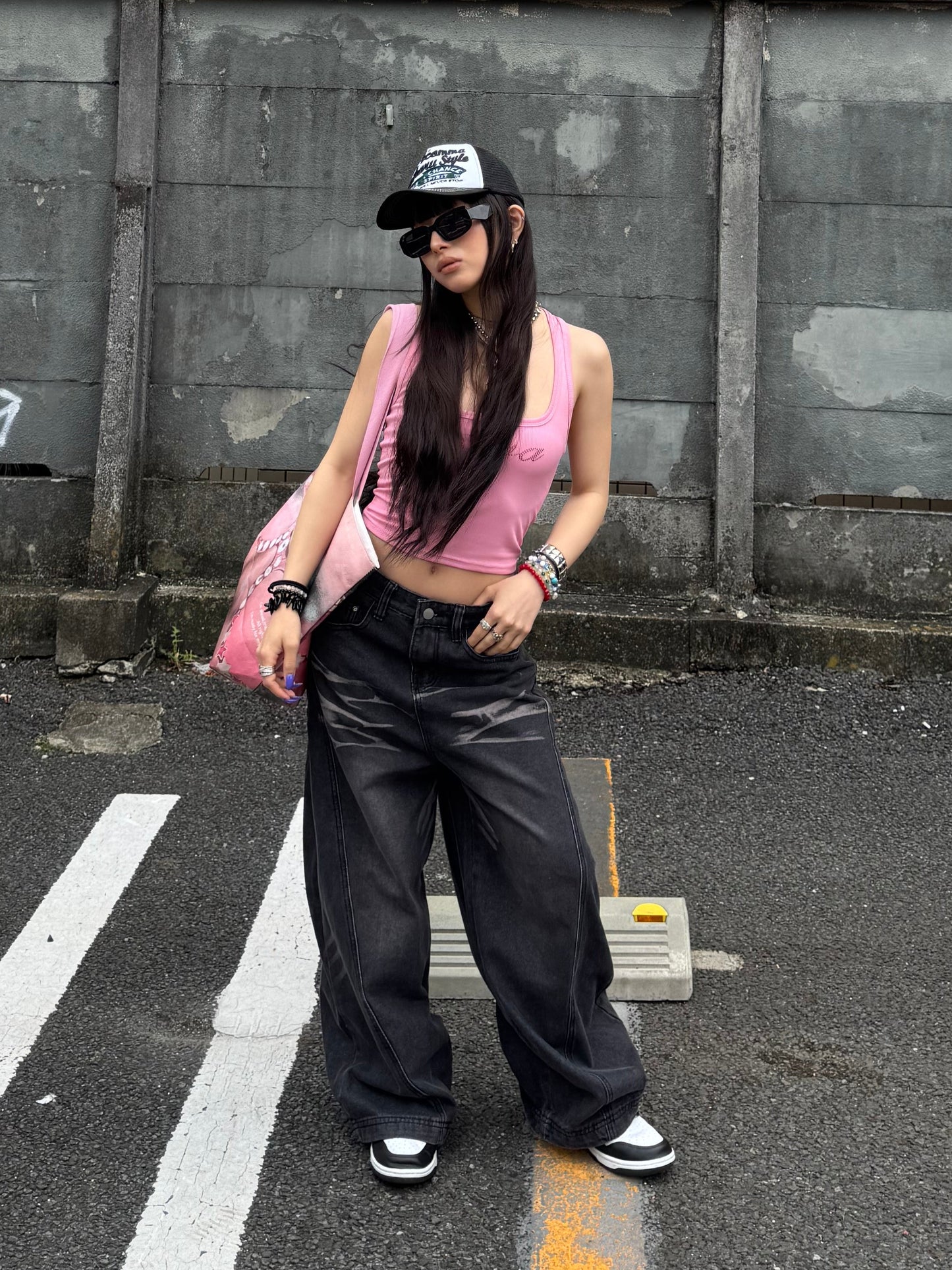 バルーンウォッシュドデニムパンツ DPB86055