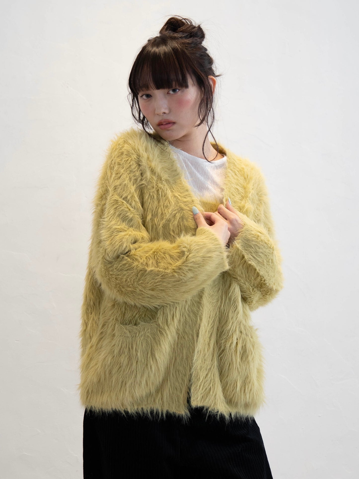 シャギーニットカーディガン DPC02003