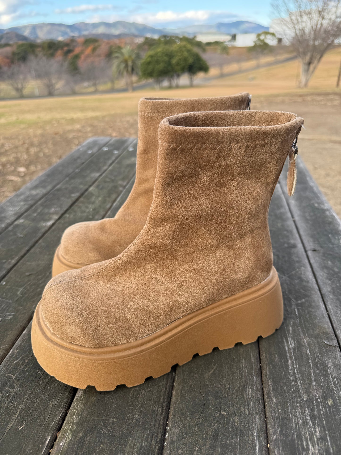 スエードライクハイカットブーツ DPB73522