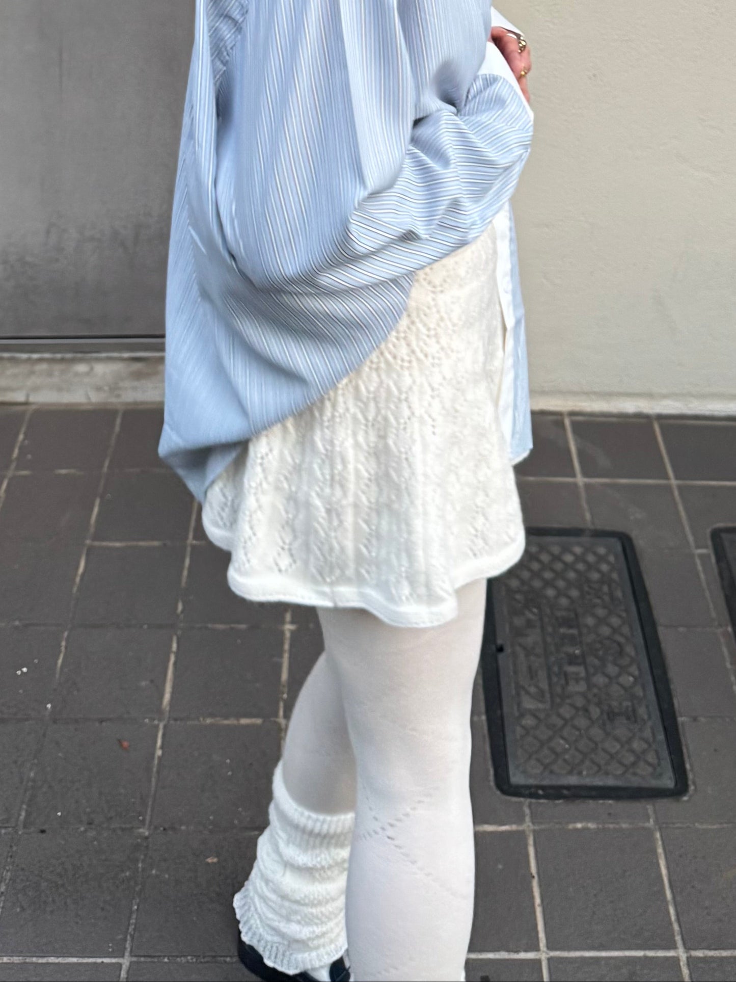 レースニットミニスカート DPC03022