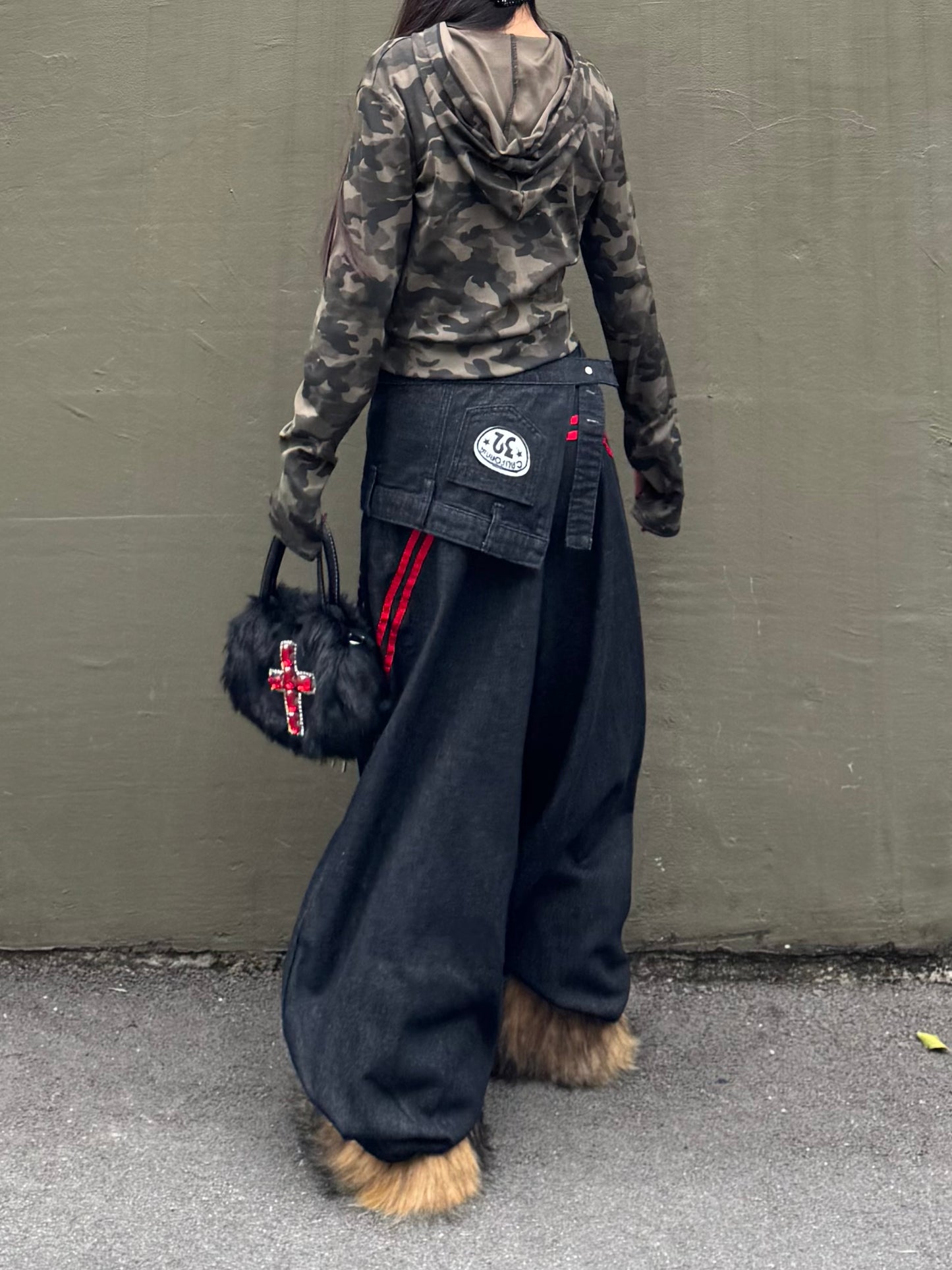 サイドラインスカートパンツ DPB86158