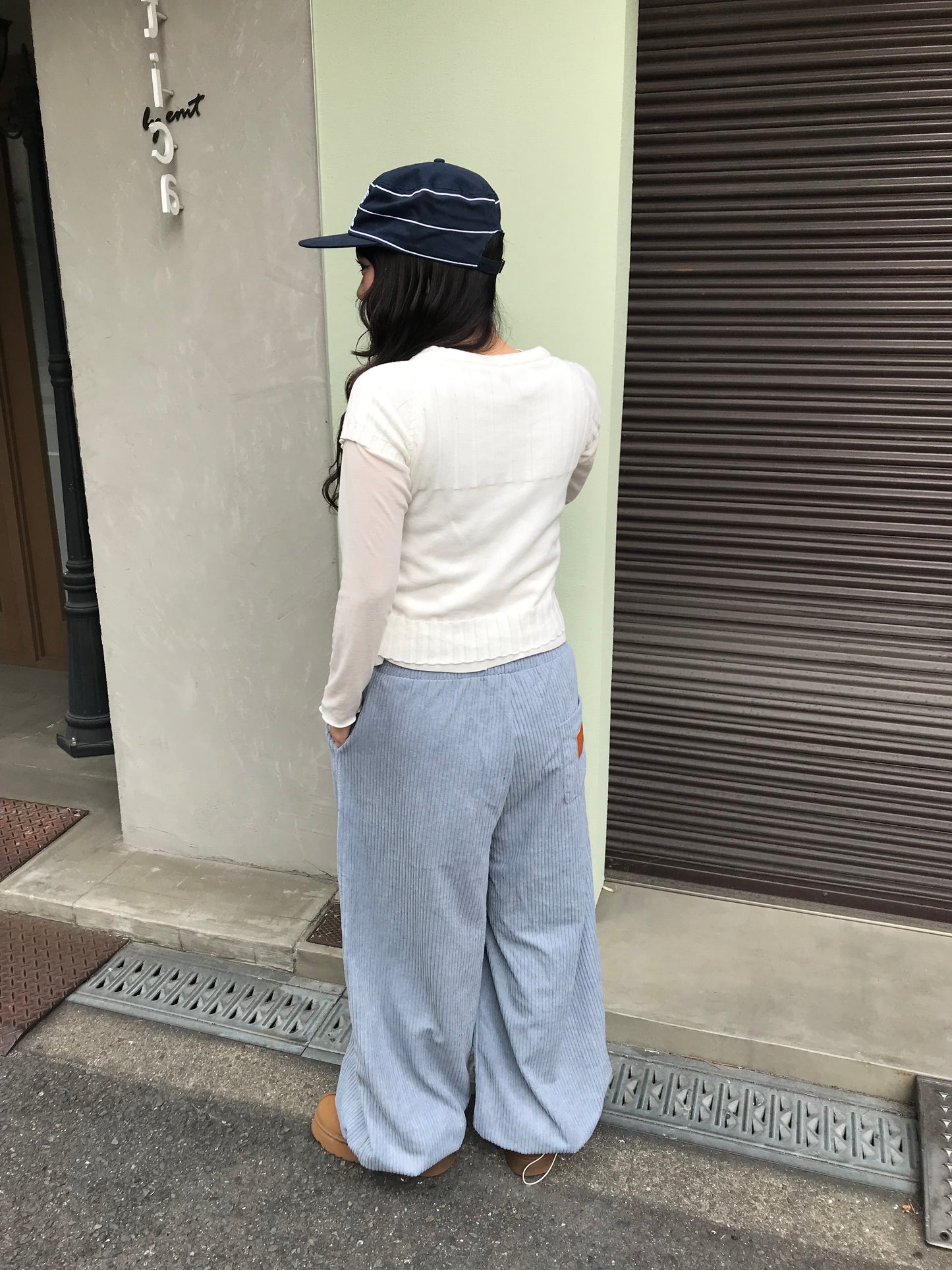 コーデュロイタックワイドパンツ DPB89176