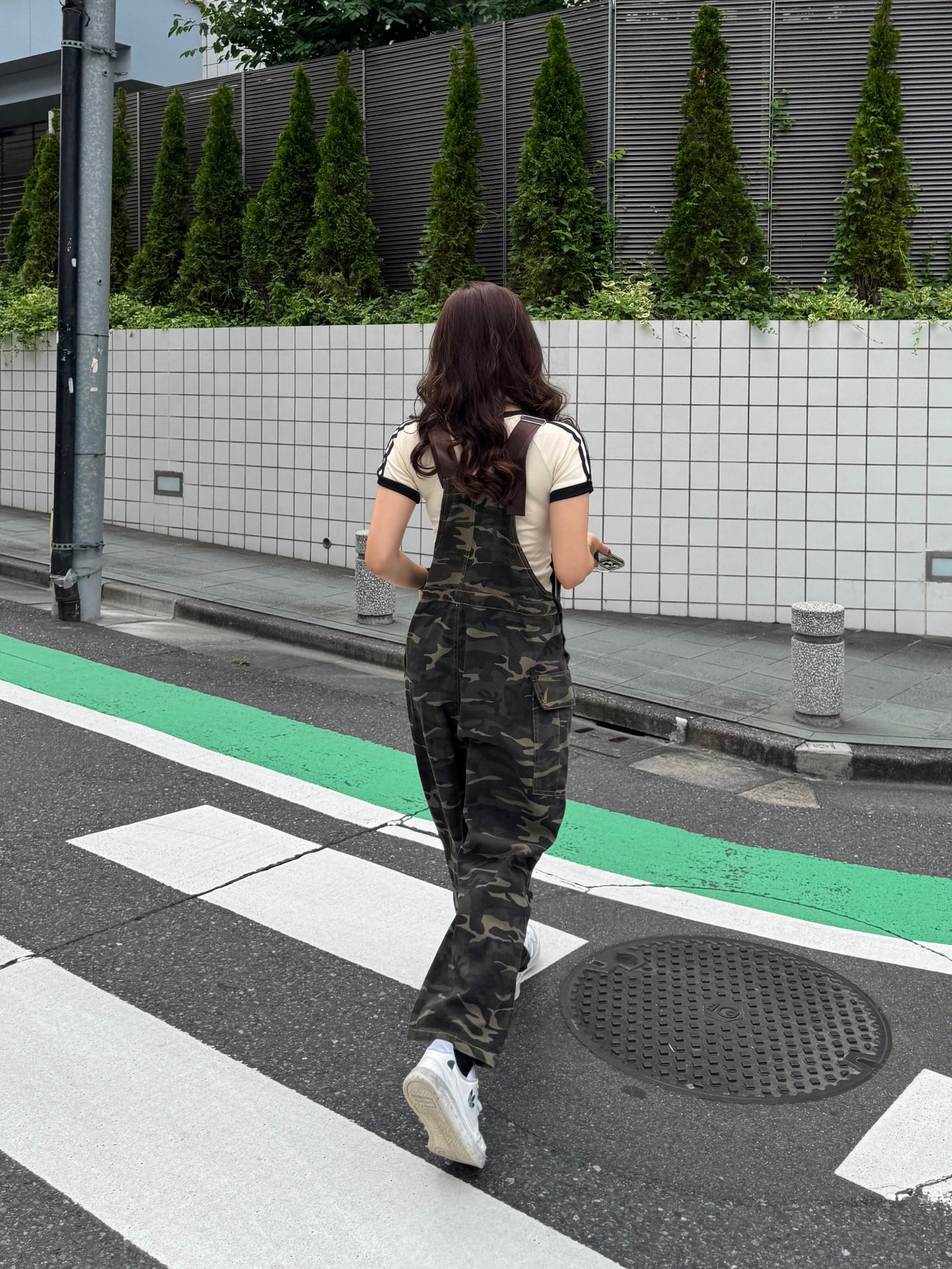 カモフラージュオーバーオール DPB47435