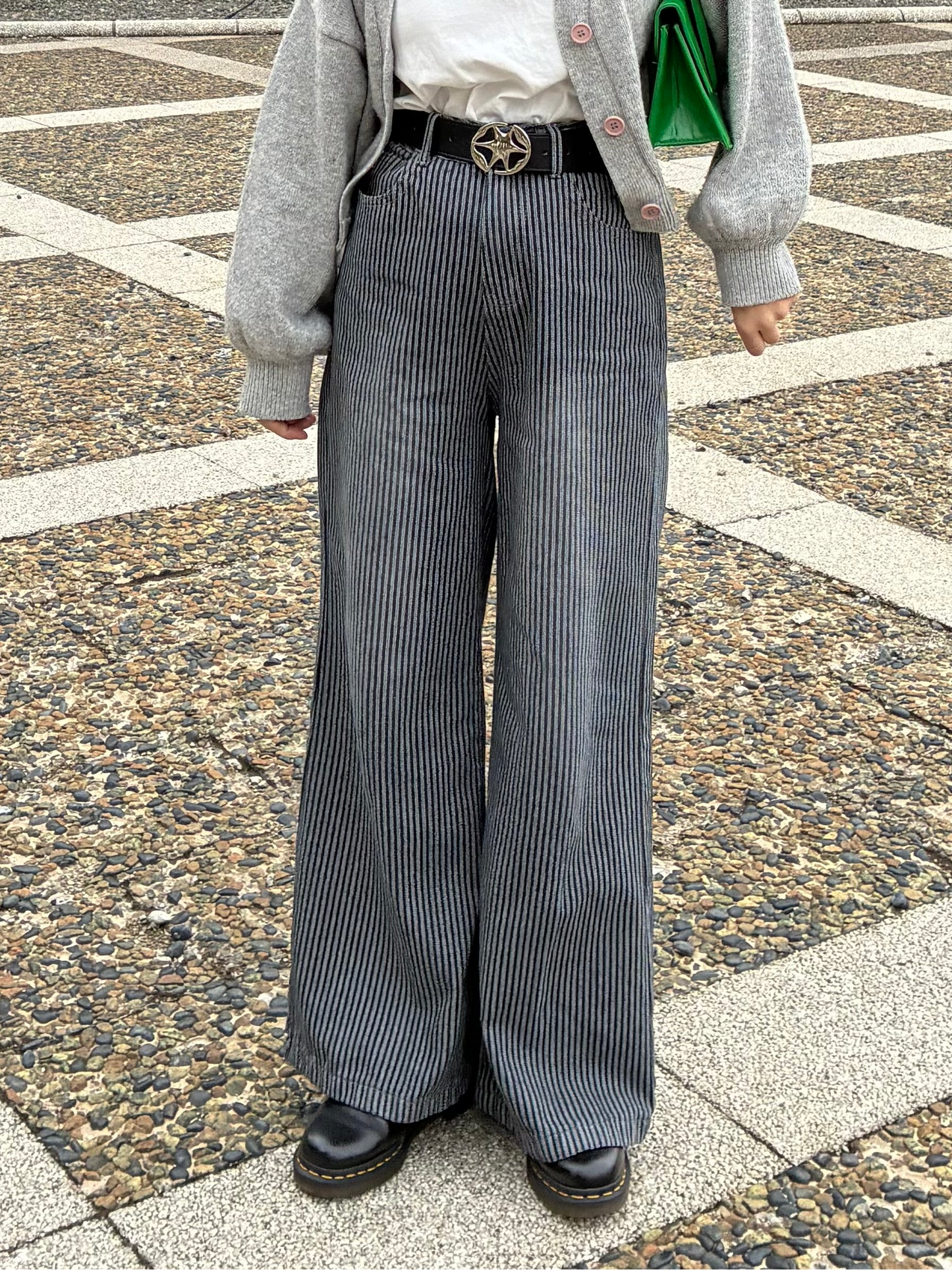 ストライプストレートパンツ DPA61445