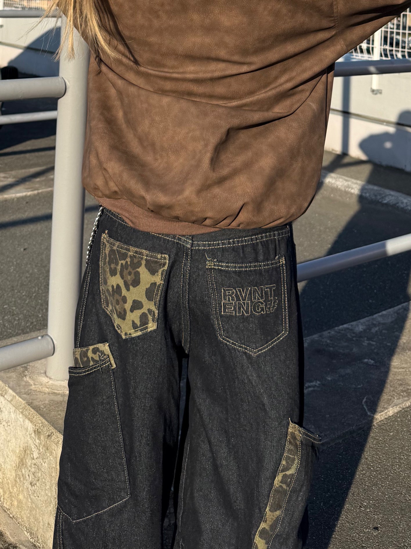 レオパードサイドポケットバルーンパンツ DPB90071