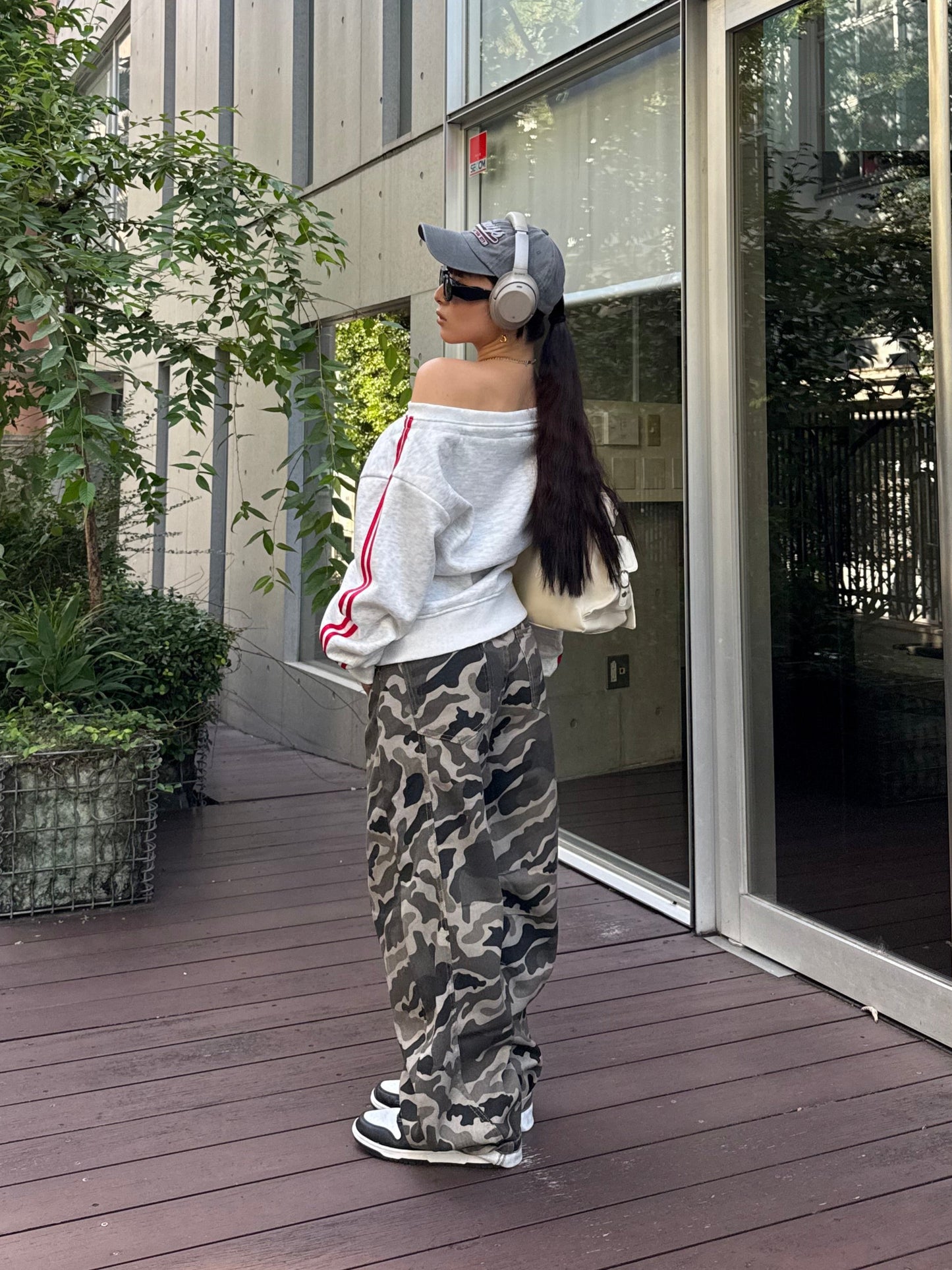 バギーカモフラデニムパンツ DPB86113
