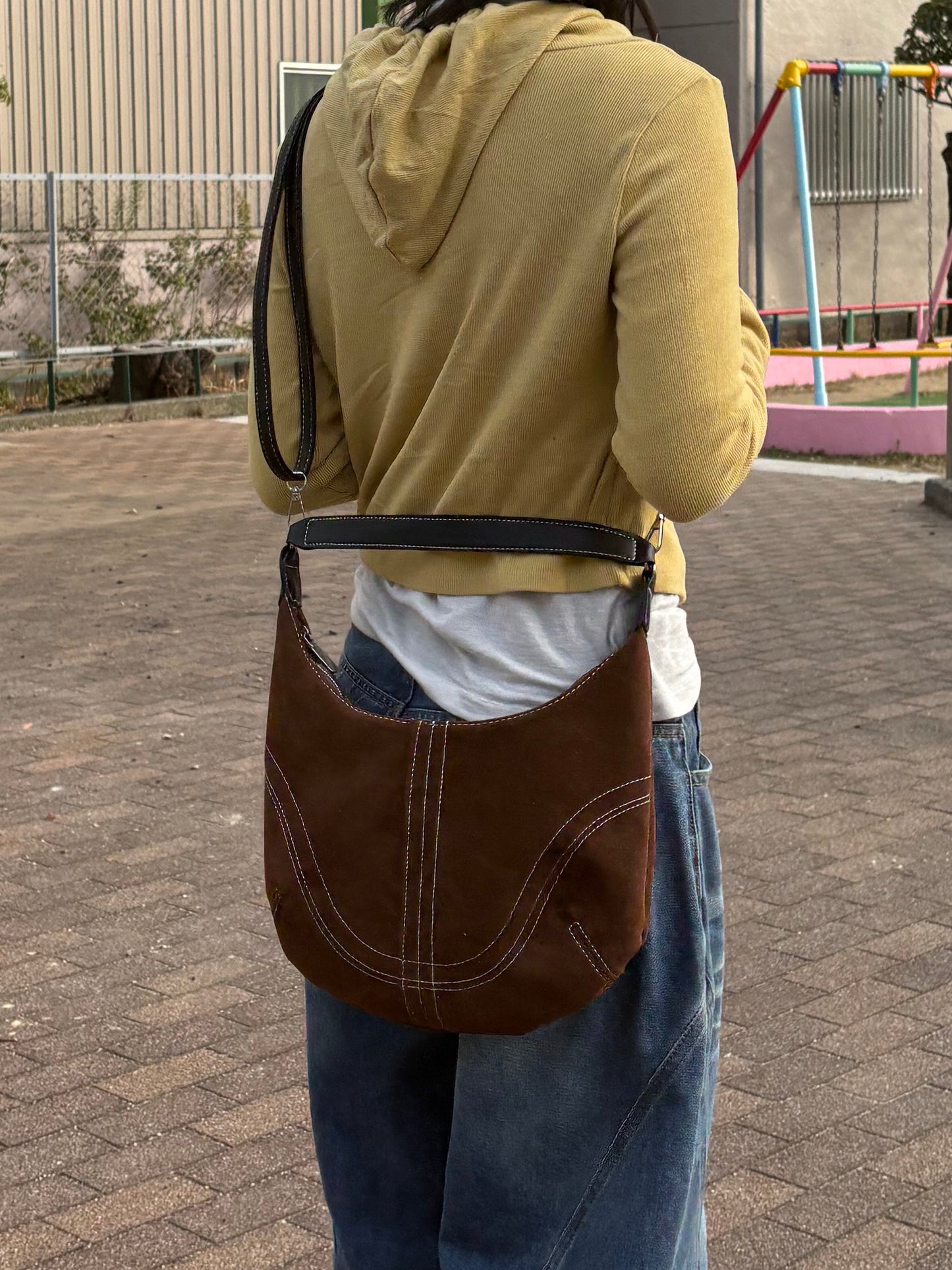 ステッチブラウンバッグ DPB99060