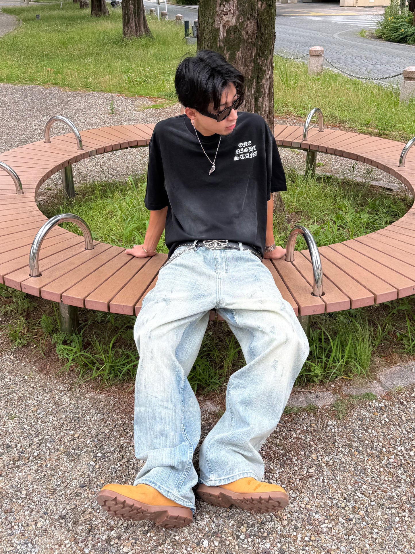 【即納】ウォッシュバルーンデニムパンツ DPB90219S