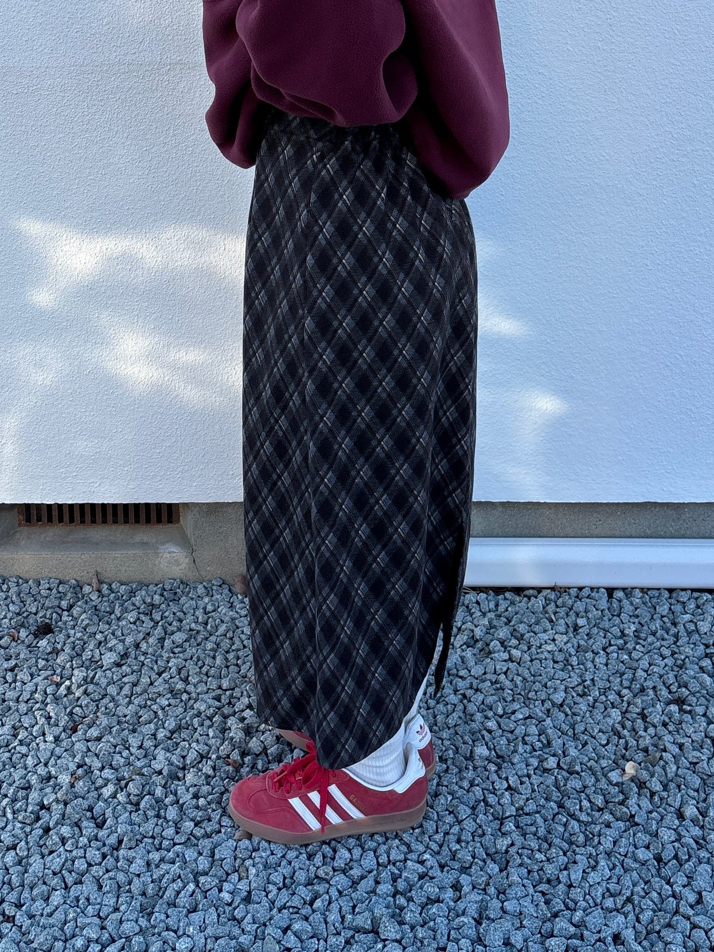 ストレートチェックスカート DPB84311