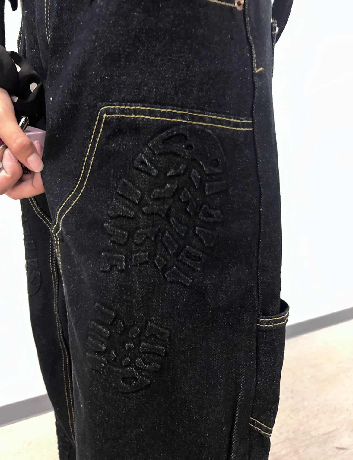 ステッチトレースワイドデニムパンツ DPB92042