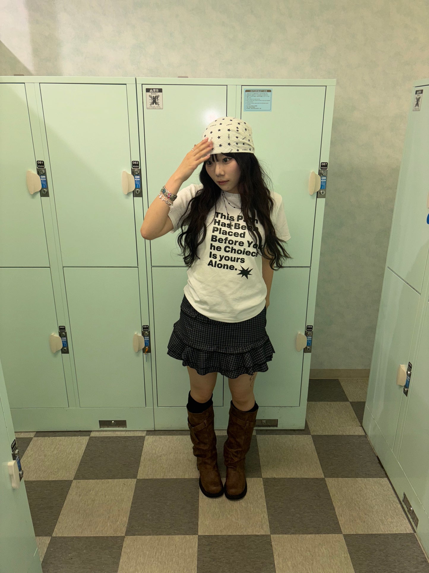 レタリングプリントTシャツ DPB89022