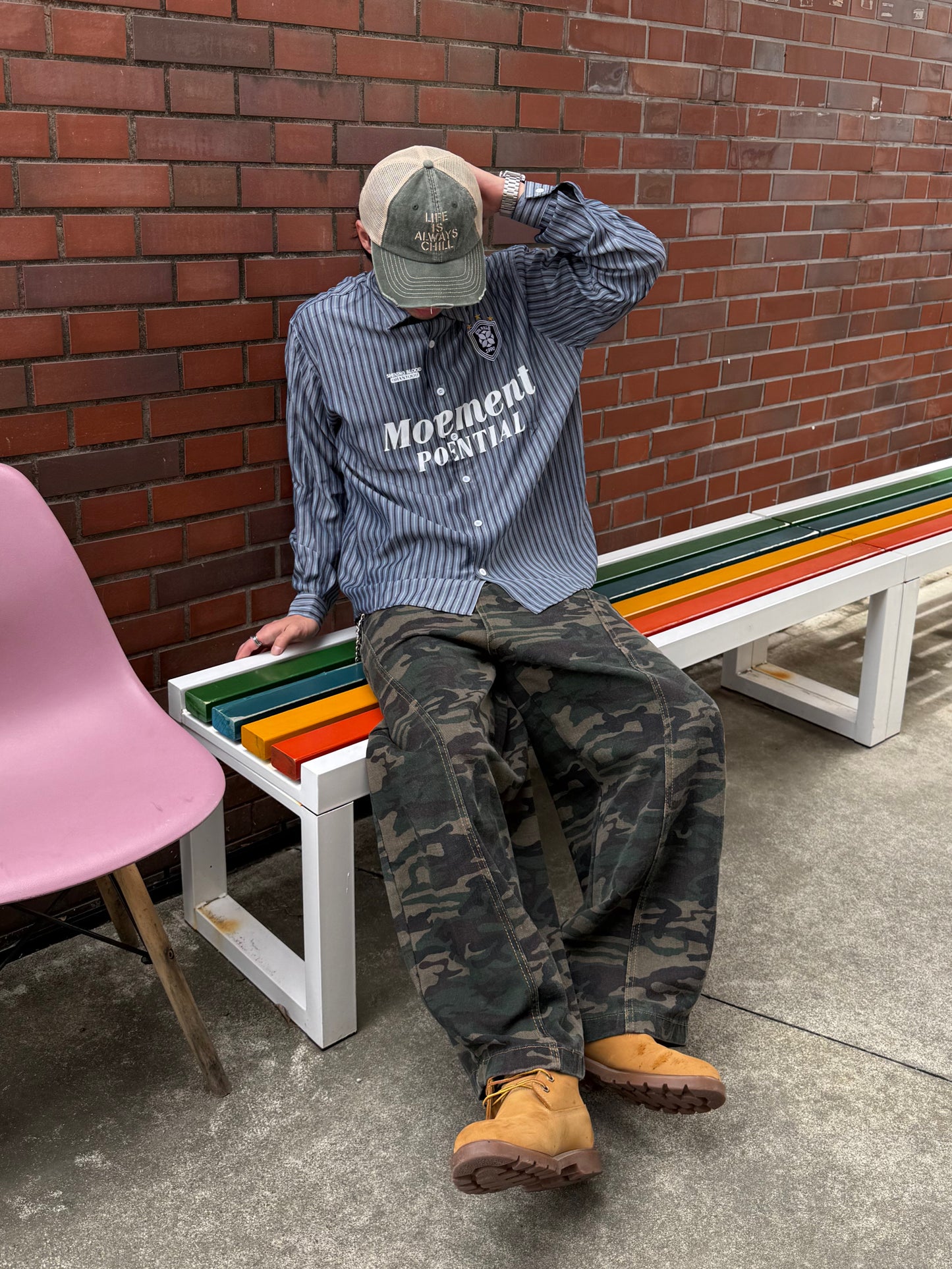 ストリートボーダーシャツ DPB90159