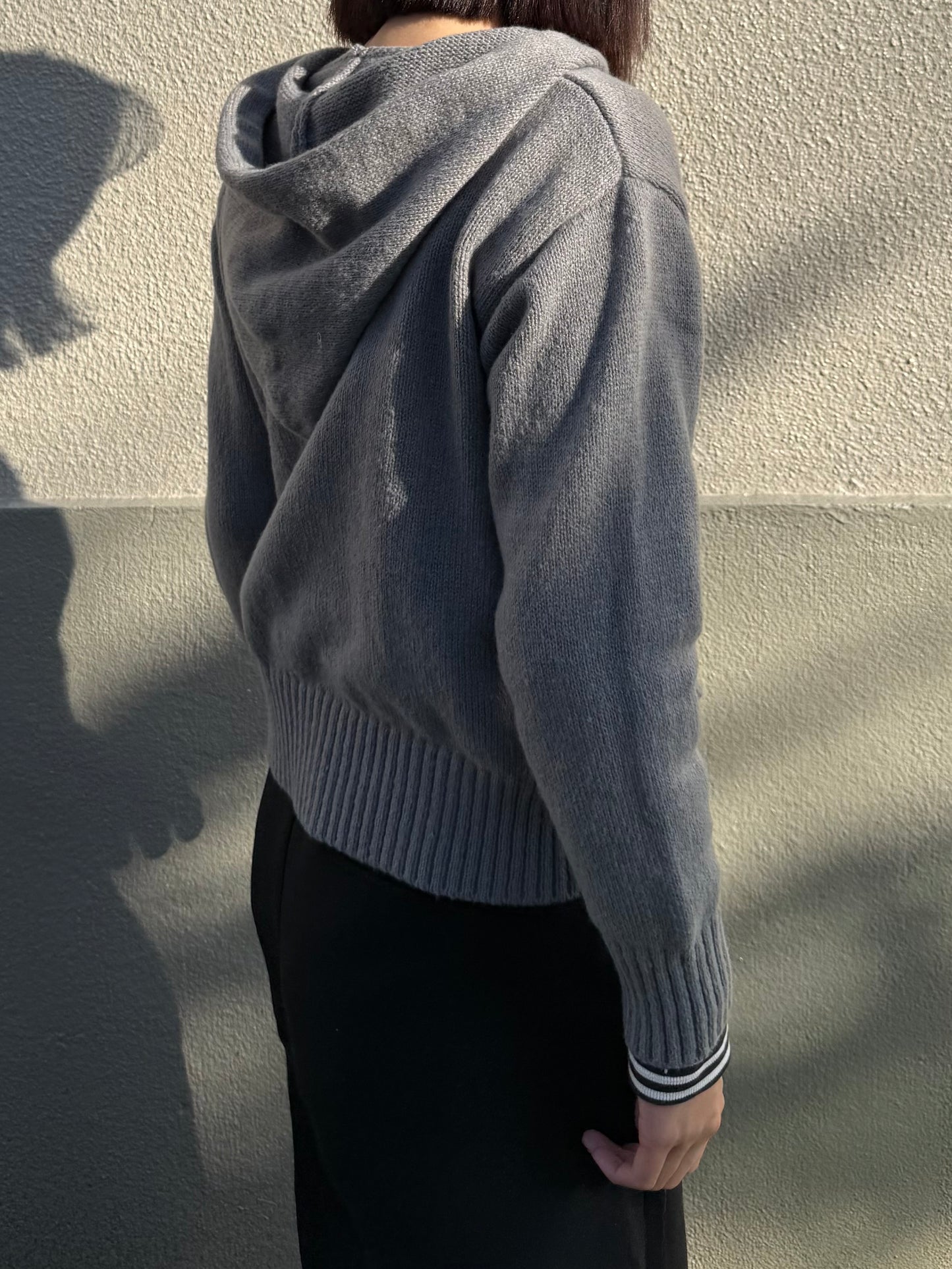 フード付きダブルジップニット DPB93087