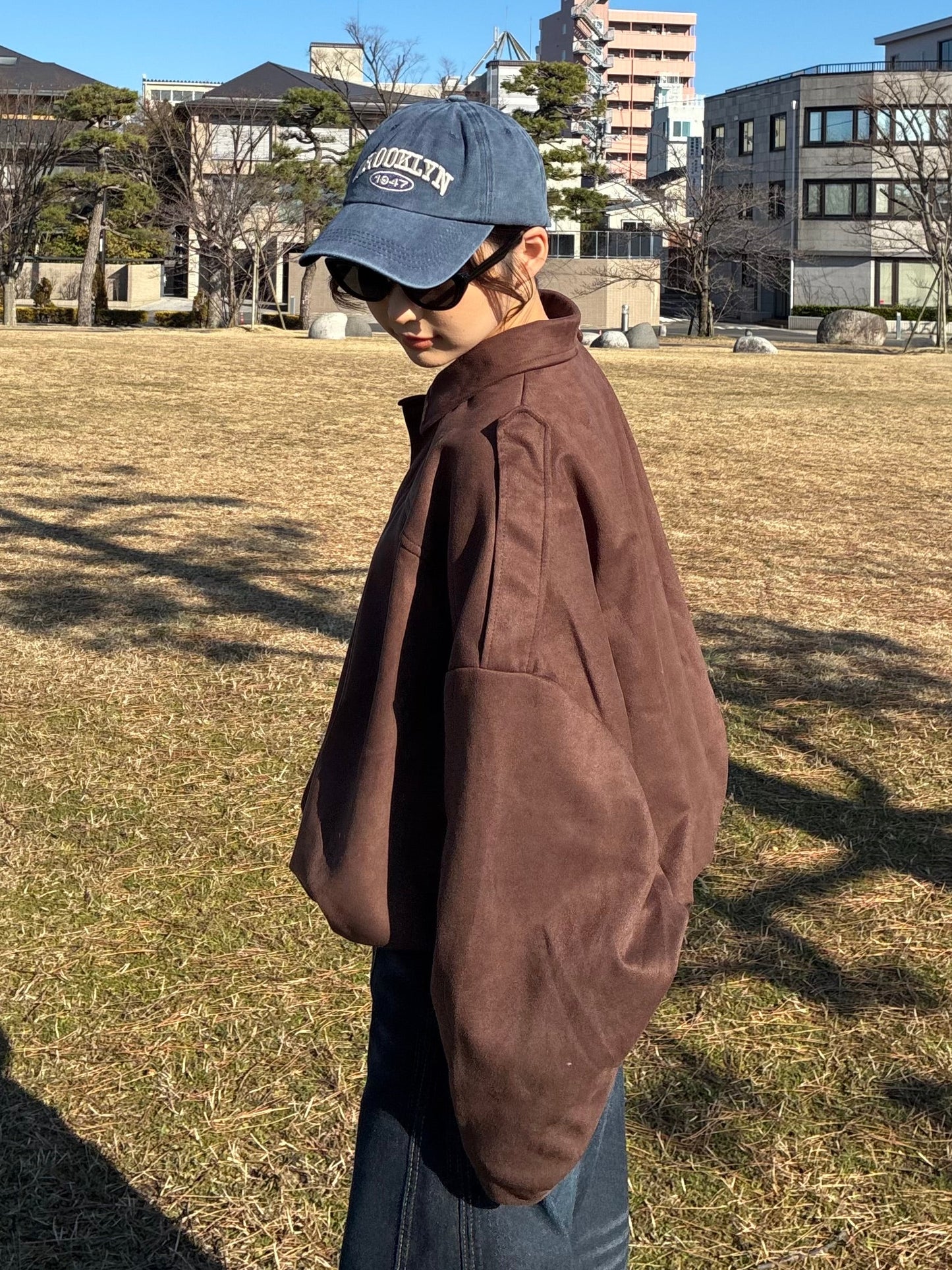 ブラウンスエードジャケット DPA61453