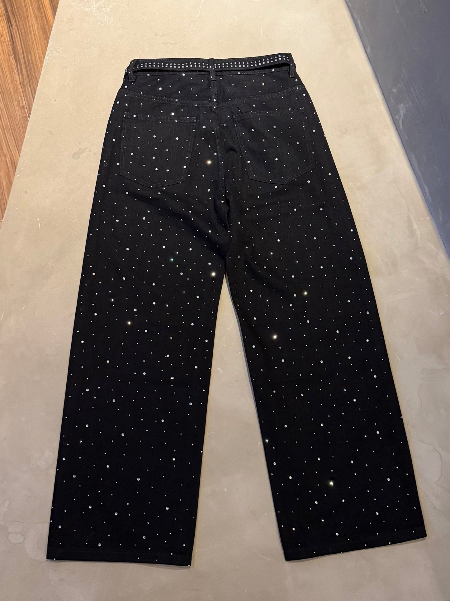 ラメストレードデニムパンツ DPB86168