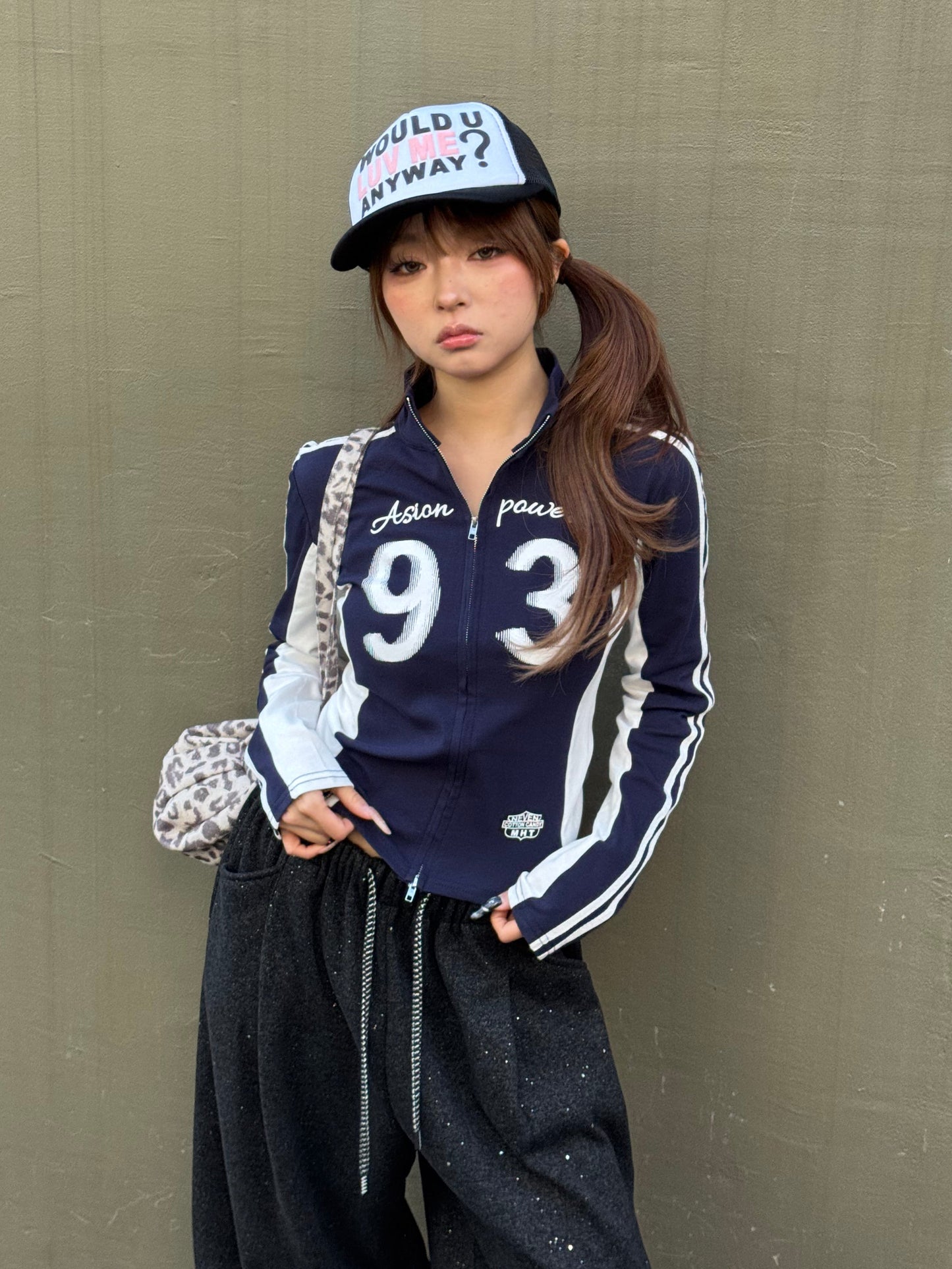 ダブルジップナンバートップス DPB86196