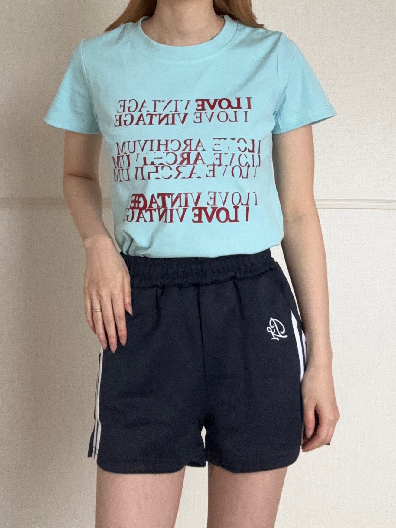 ライトブルーロゴTシャツ DPB88237