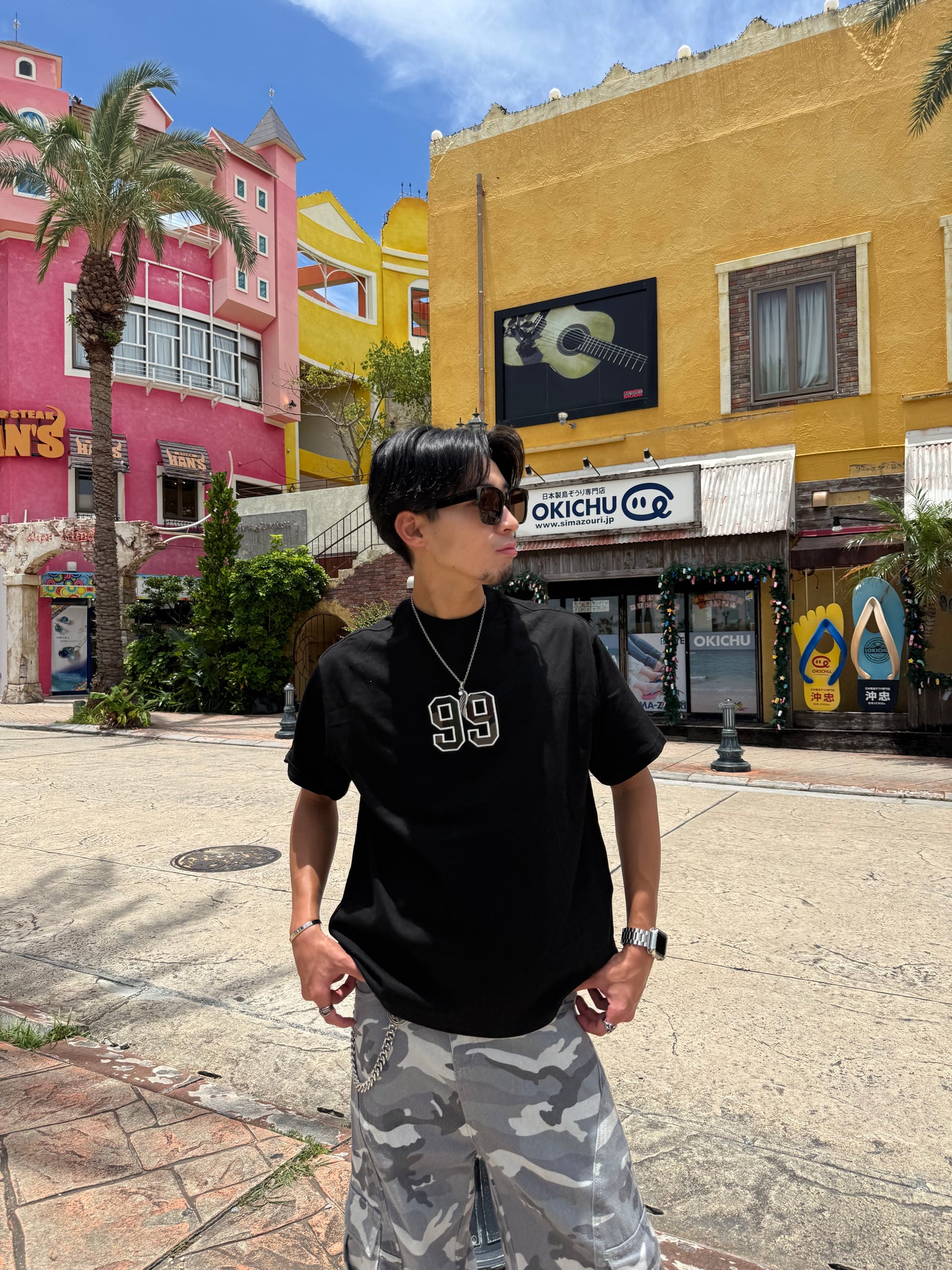 【即納】99カモフラロゴTシャツ DPB73675S