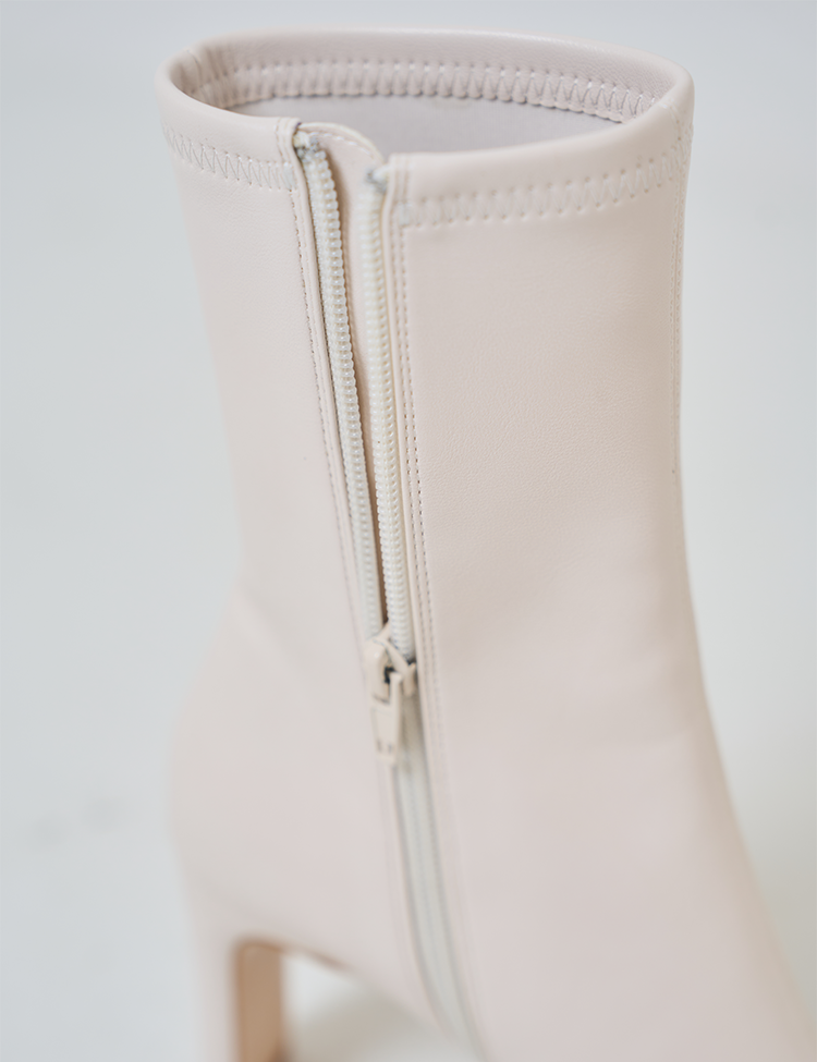 ポインテッドトゥ レザーショートブーツ – CRAMMY ポインテッドトゥ レザーショートブーツ – CRAMMY