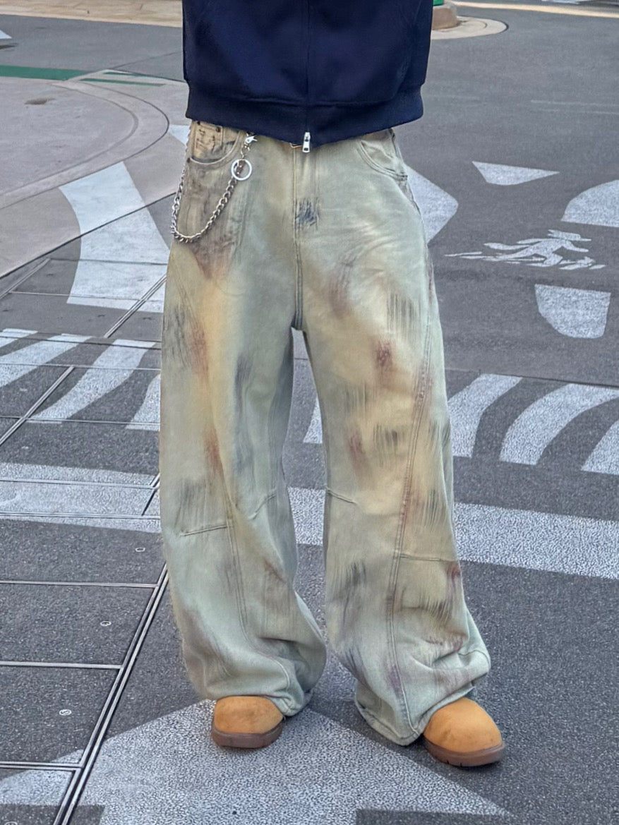 ダメージデザインデニムパンツ DPB90051