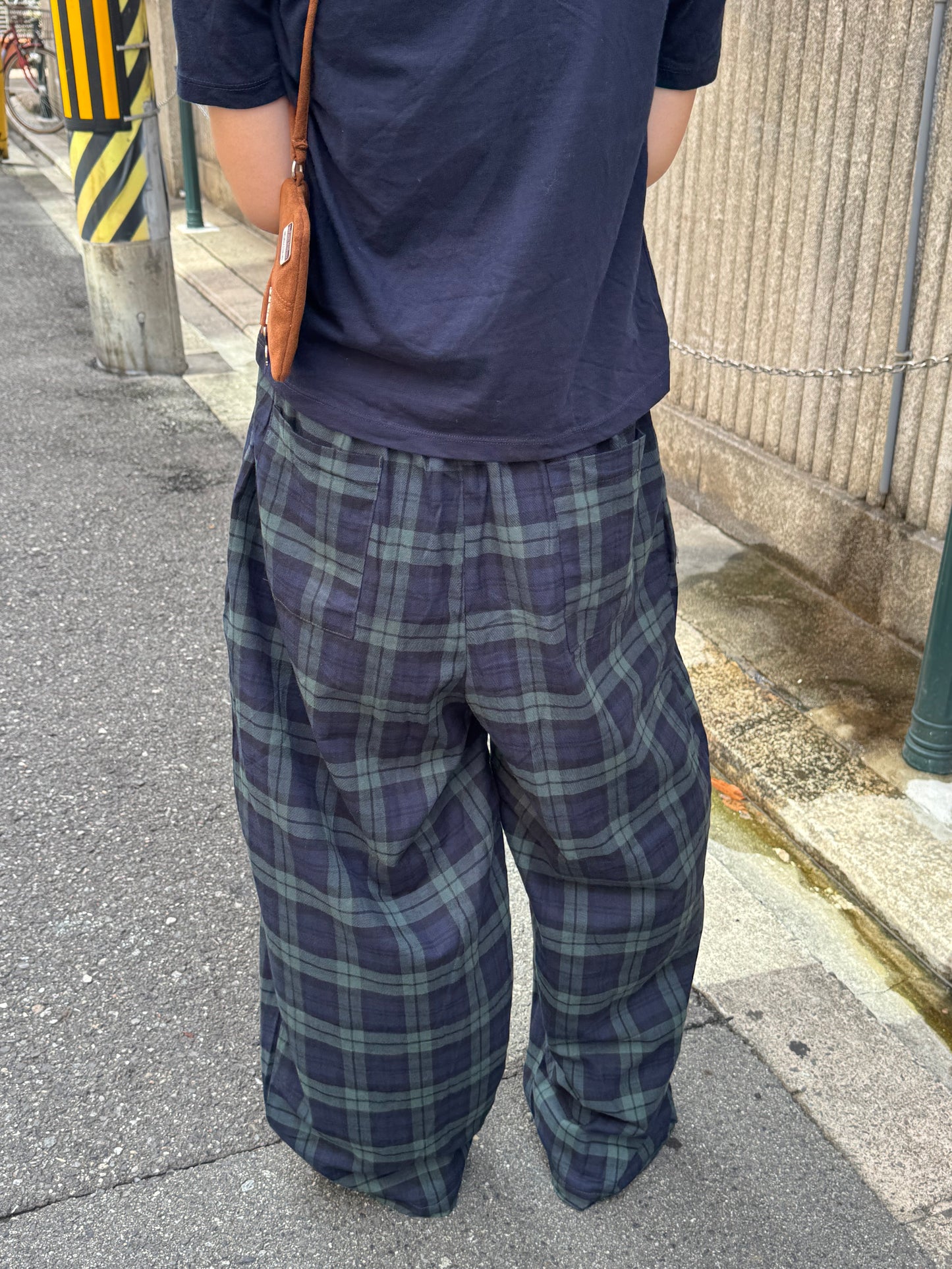 カーブラインチェックパンツ DPB85295