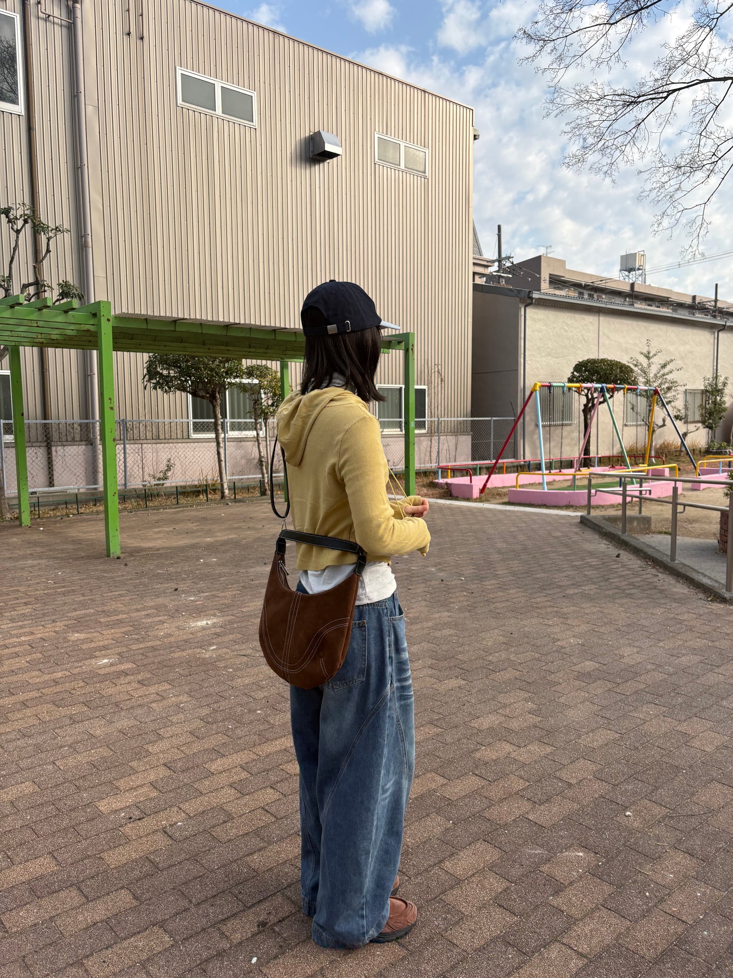 ステッチブラウンバッグ DPB99060