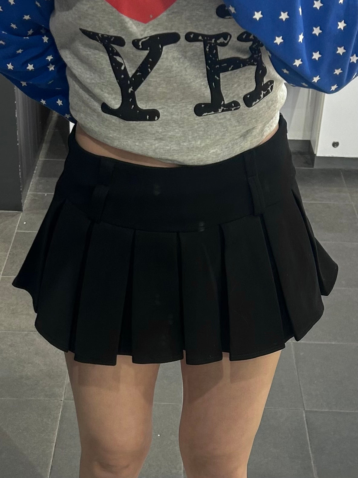 プリーツミニスカートパンツ DPB98049