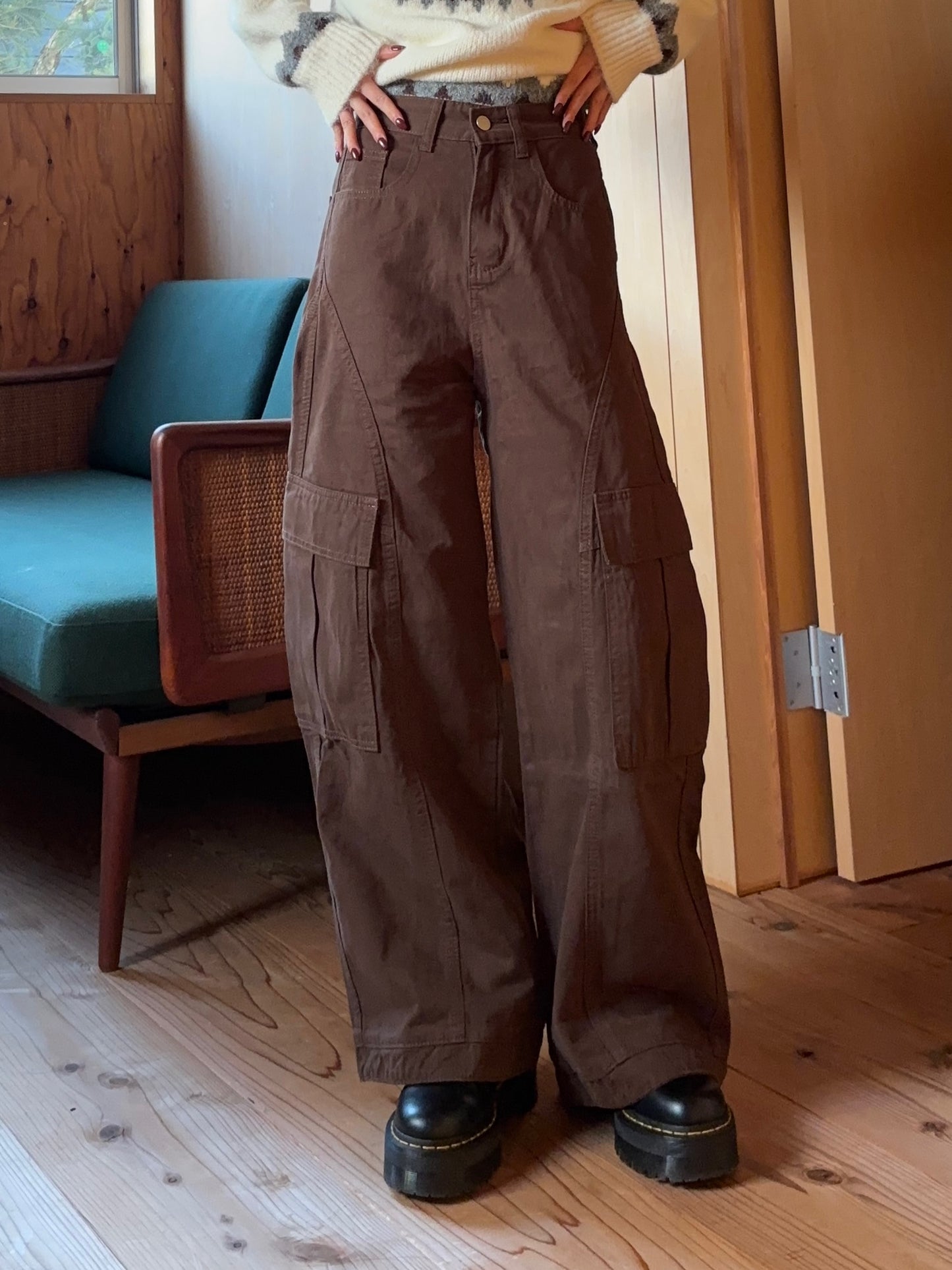 ブラウンカーゴパンツ DPB88146