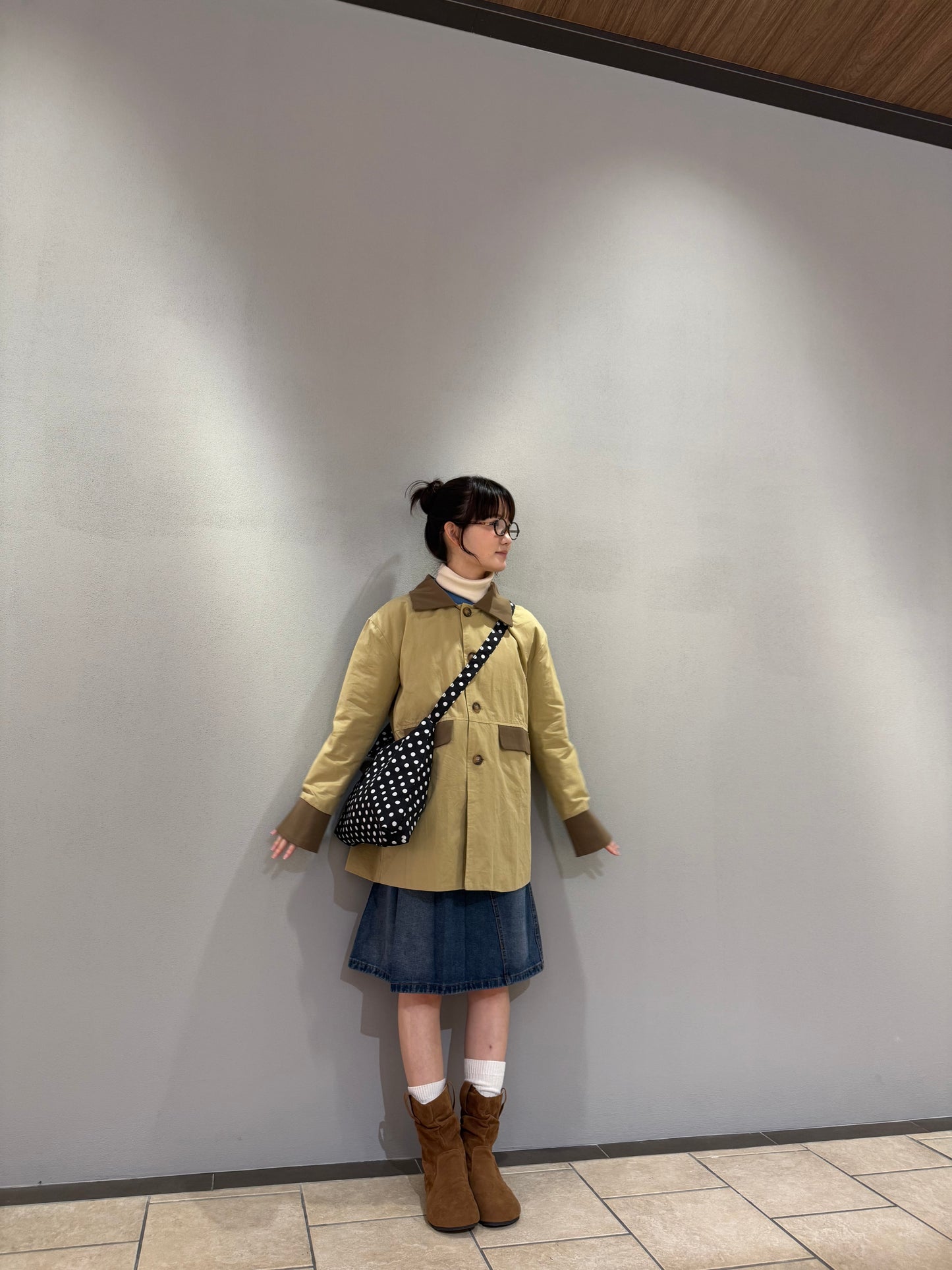 ライトブラウンショートブーツ DPA43691