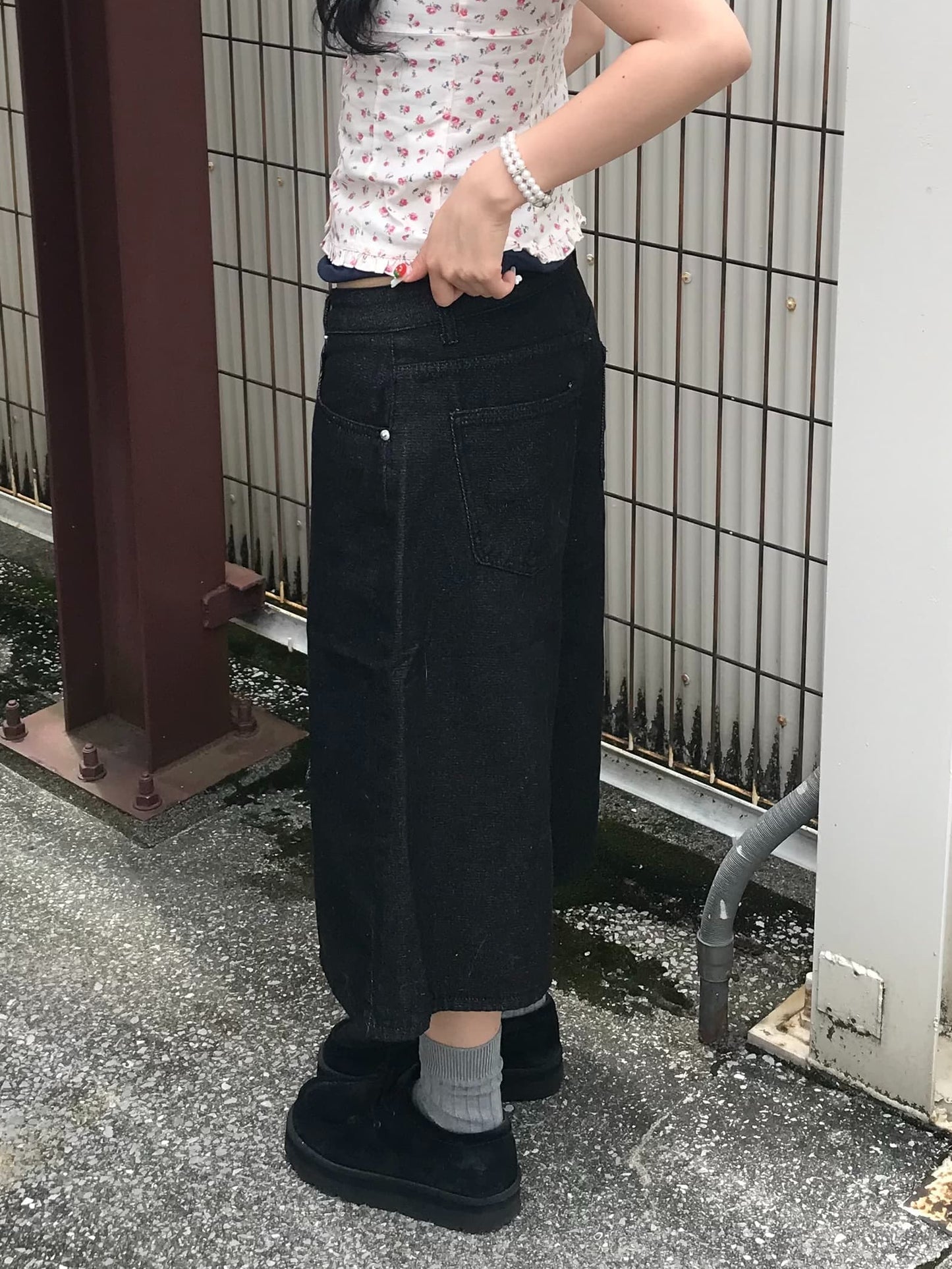 ボタンデザインハーフパンツ DPB89304