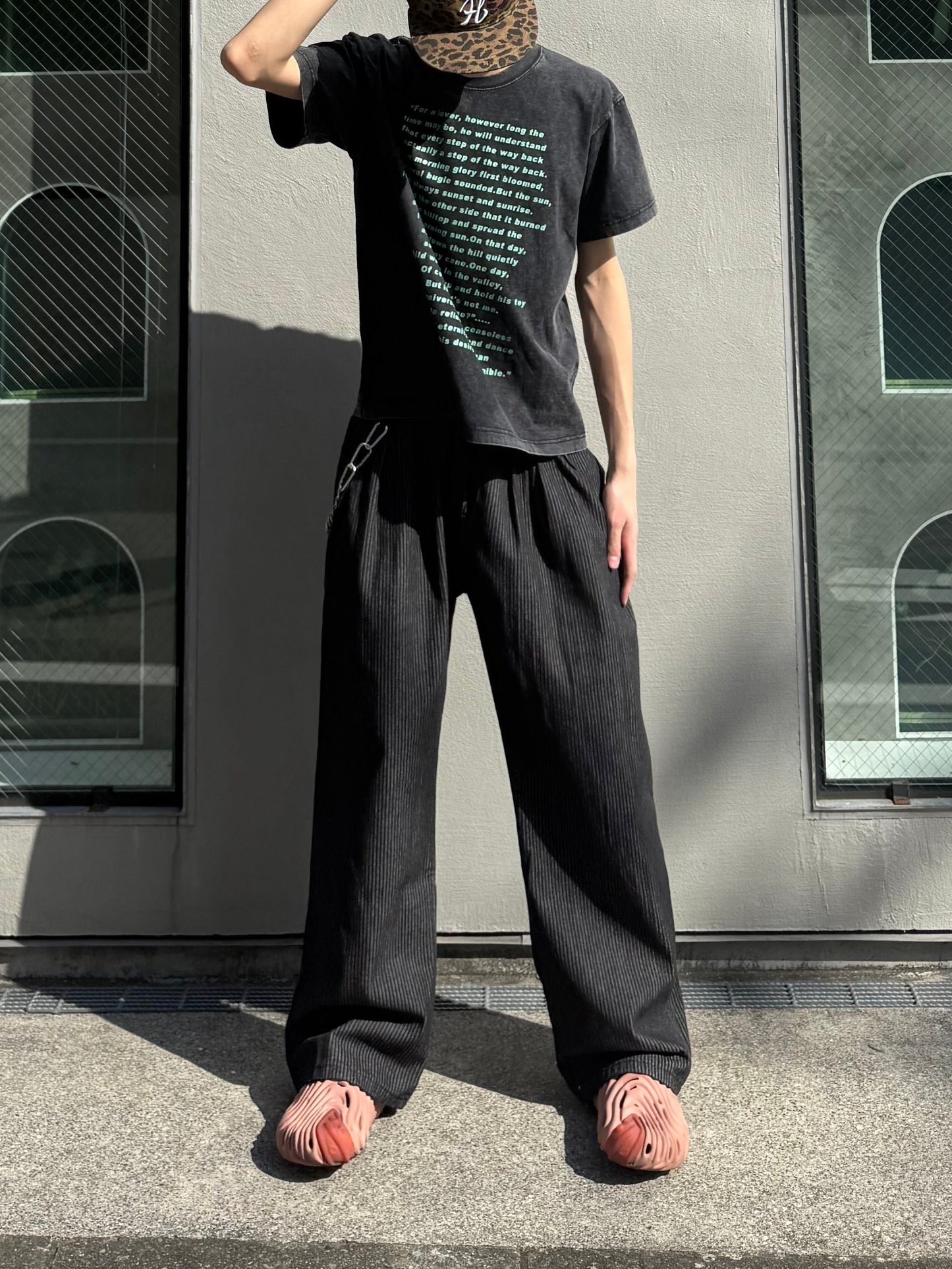 ウエストタックストライプパンツ DPC05019