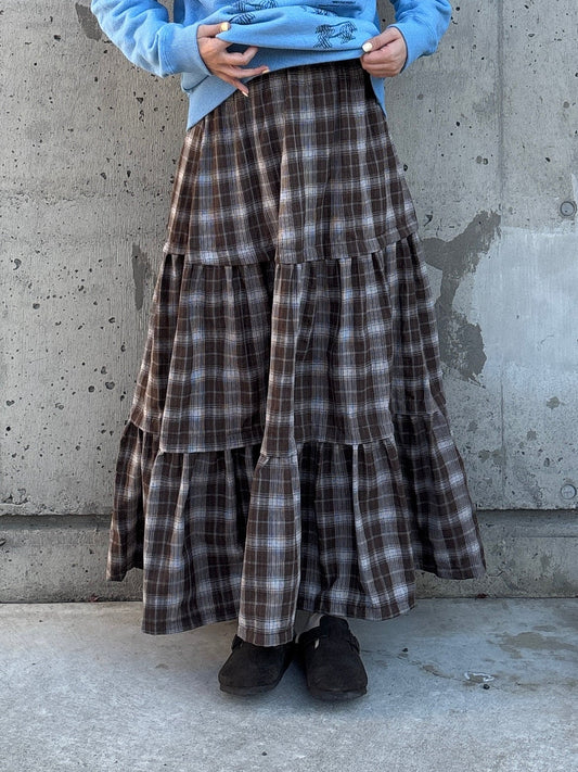 チェックティアードスカート DPB84285