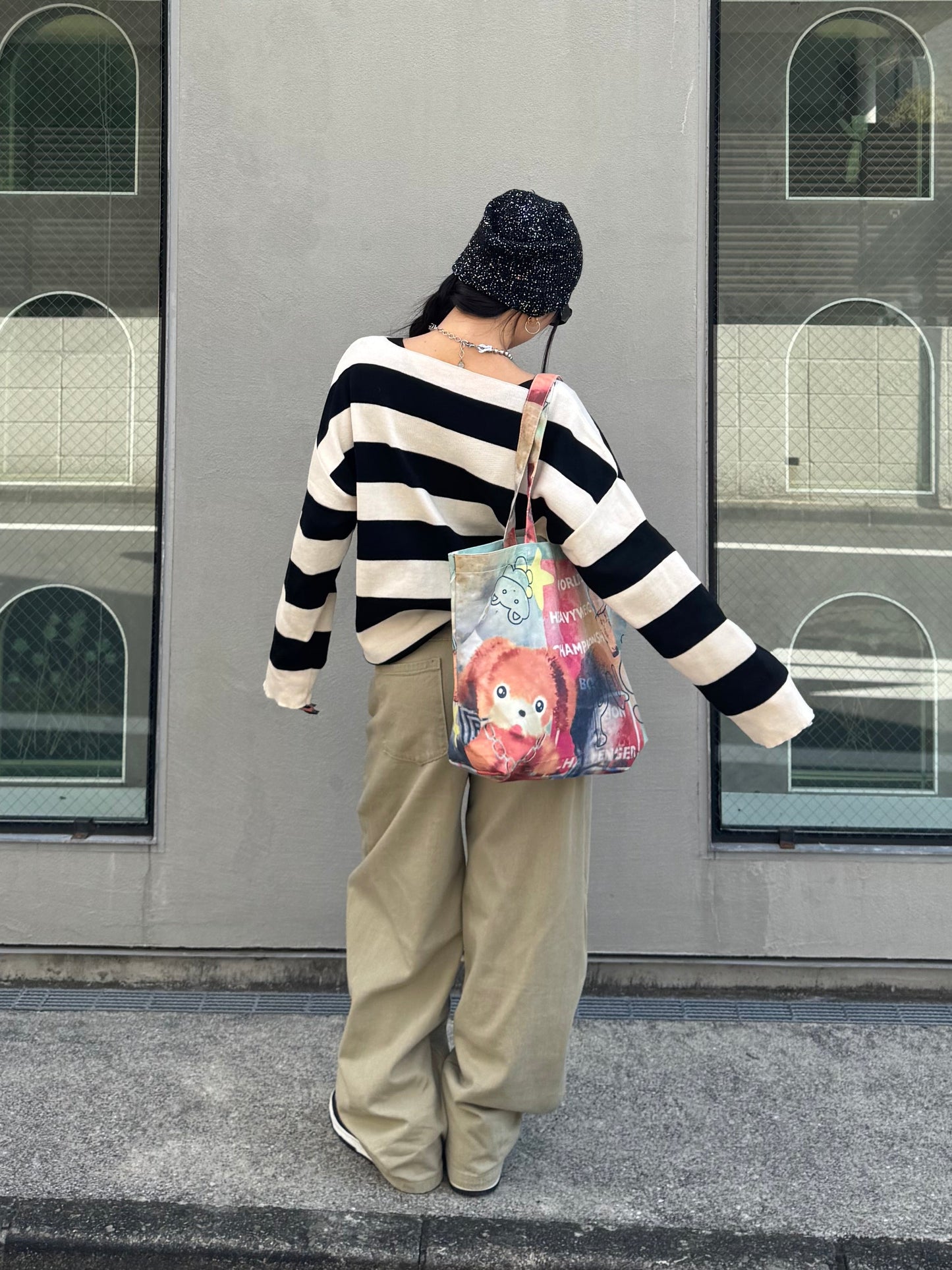 ボーダーロングスリーブTシャツ DPB86140