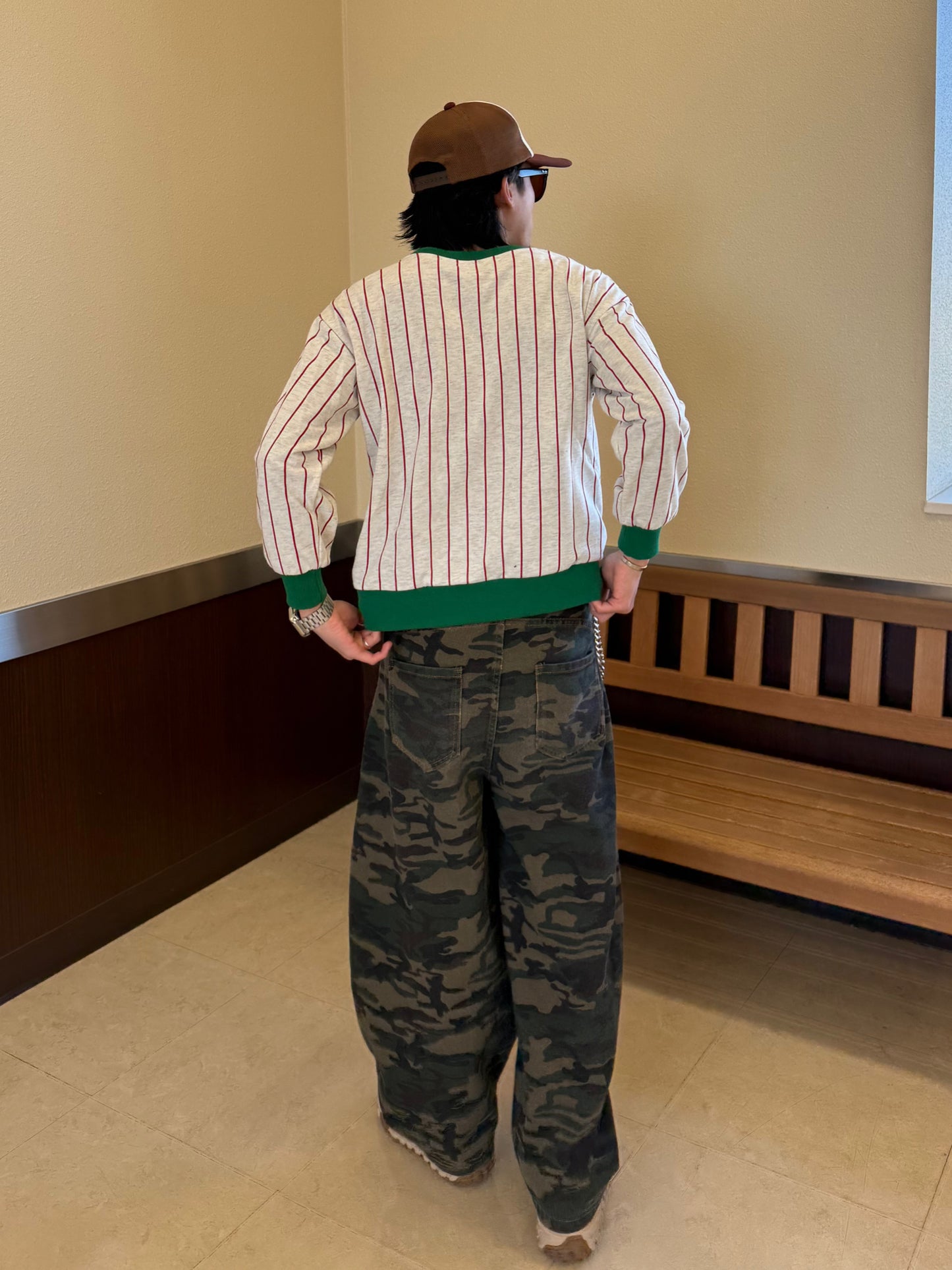 ストライプイタリアスウェット DPB90116