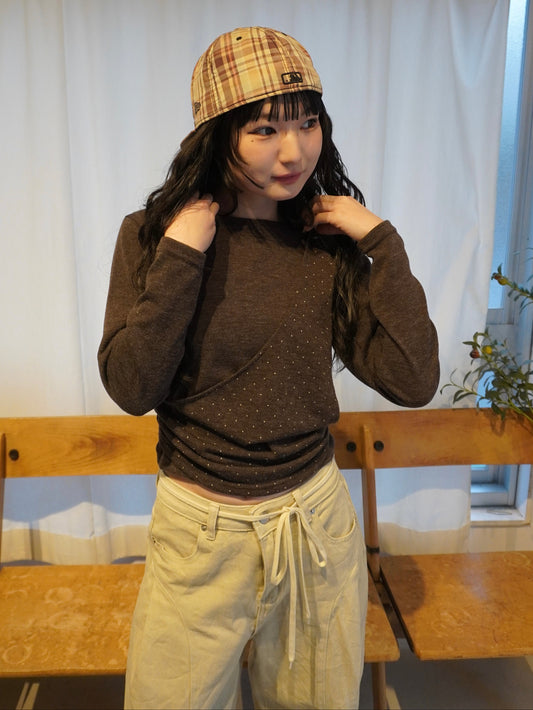 ドットタンクオフショルトップス DPB85482