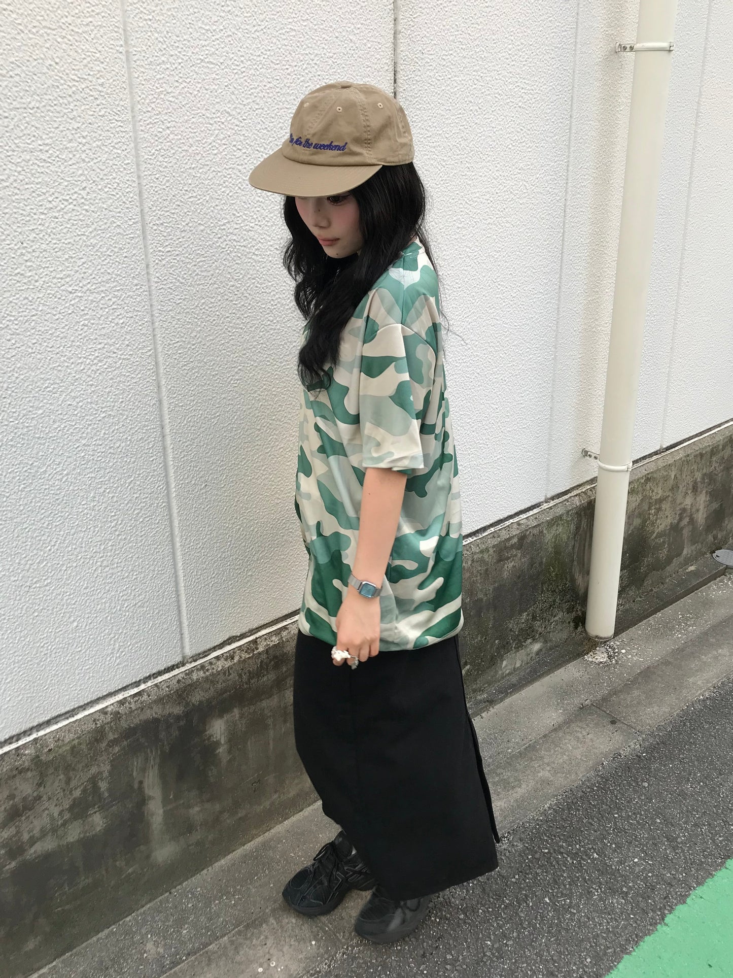 カモフラオーバーTシャツ DPB89284